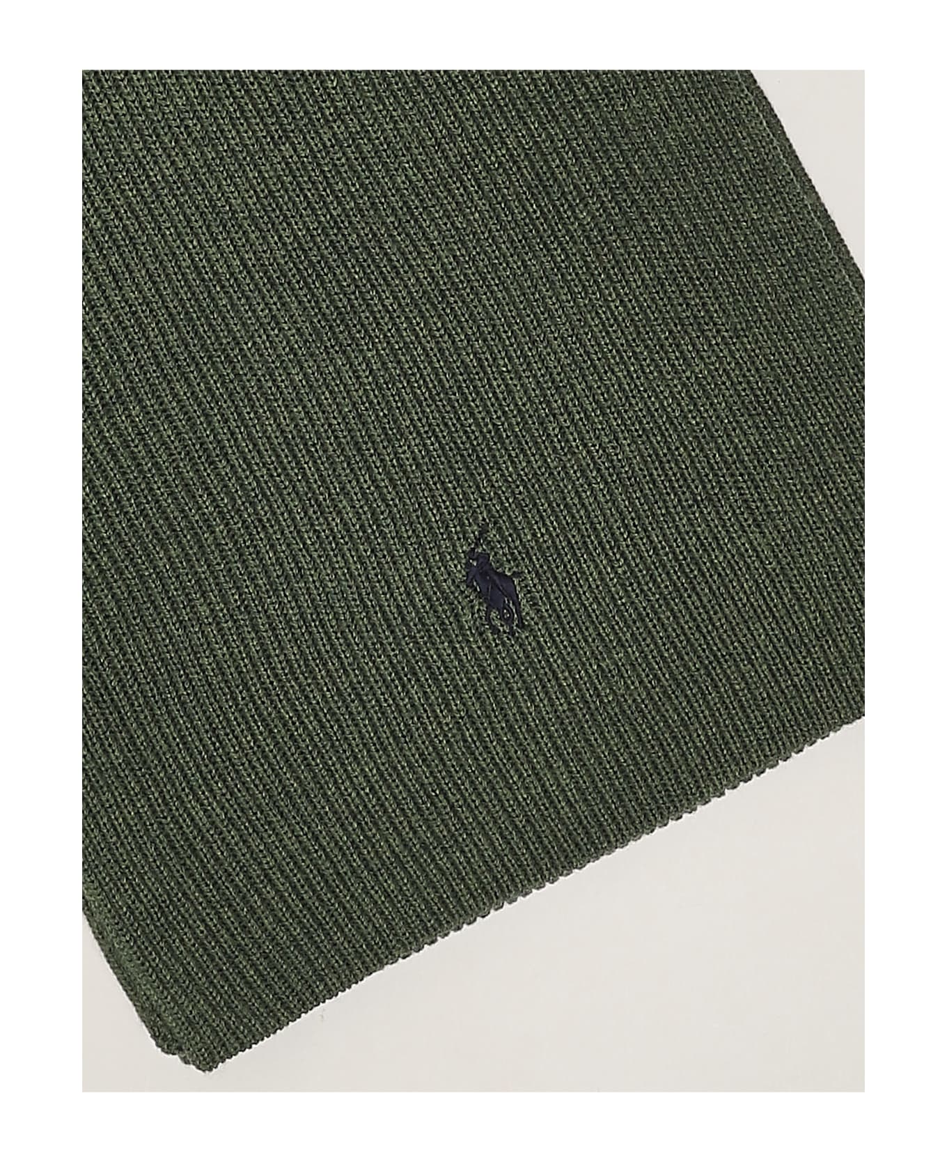 Polo Ralph Lauren Sciarpa In Lana Con Pony Player Scarf - Green