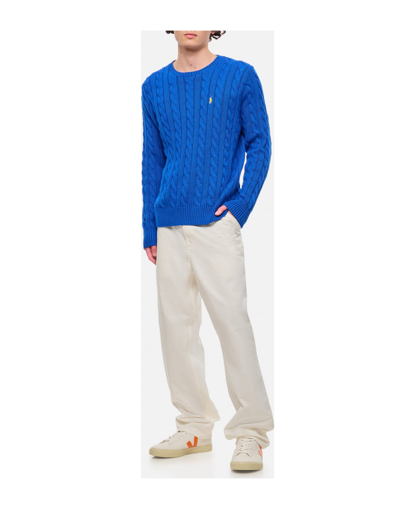 Polo Ralph Lauren Cotton Pullover - Blue ニットウェア