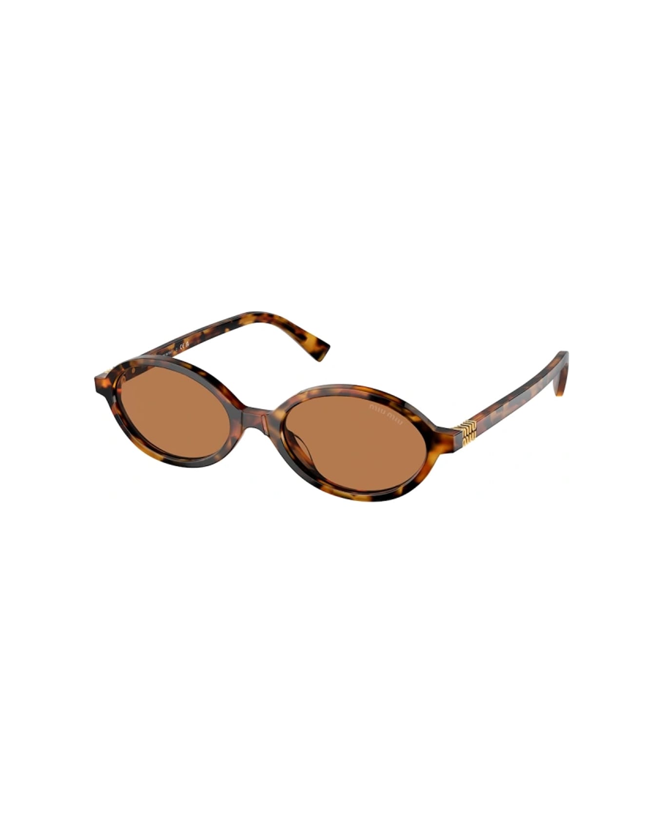 Miu Miu 0mu 04zs Regard19p2z1 Havana Sunglasses - Marrone