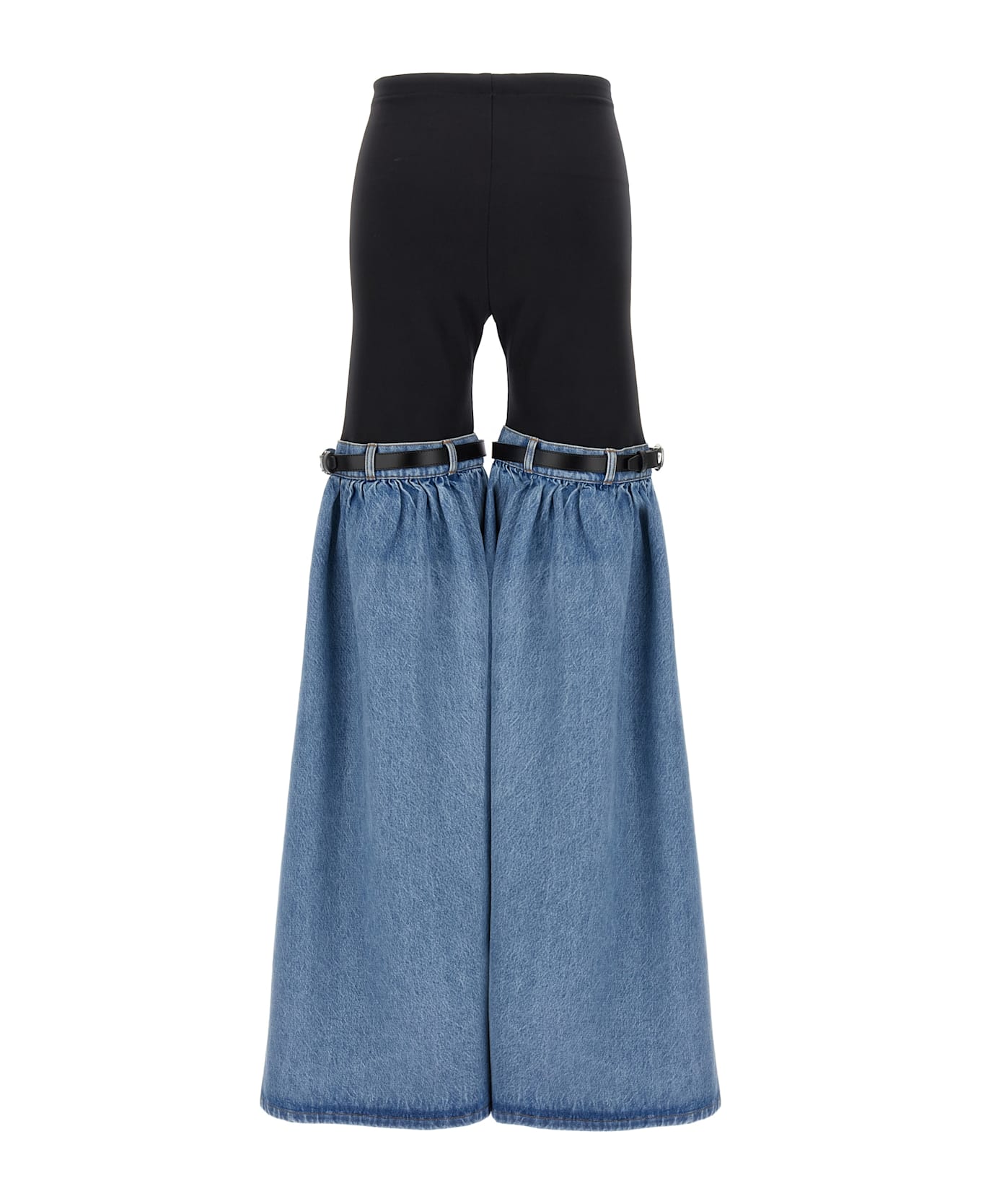 Coperni 
hybrid Denim Flare
 Pants - BLACK/BLUE
