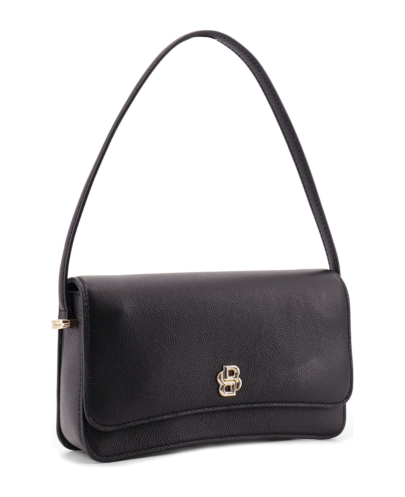 Hugo Boss Boss Beyond Leather Shoulder Bag - Black