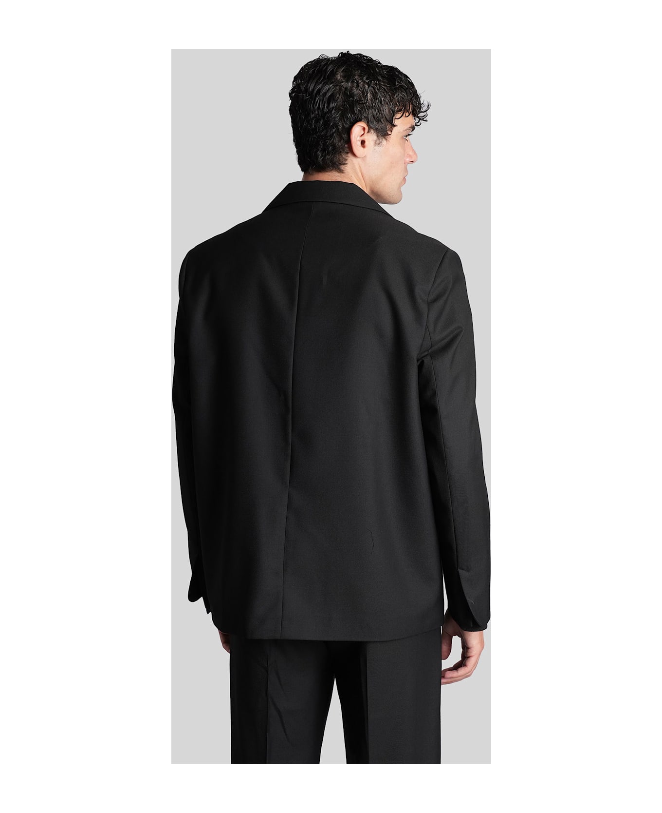 Séfr Seydou Blazer In Black Wool - black