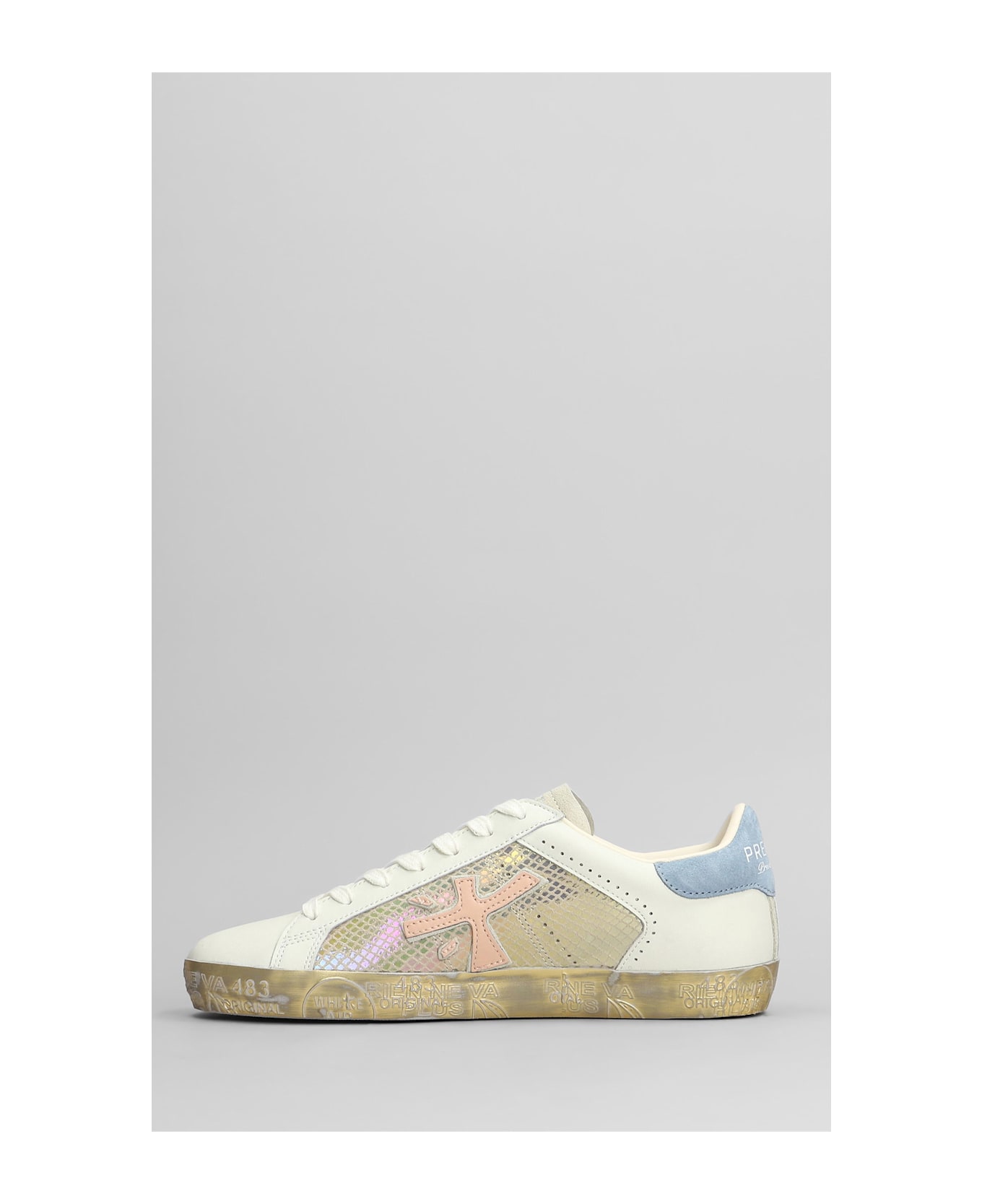 Premiata Steven Sneakers In White Leather - white