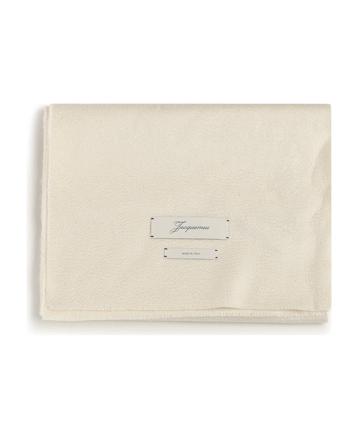 Jacquemus "l'echarpe Cachemiro" Cashmere Scarf - Off-white