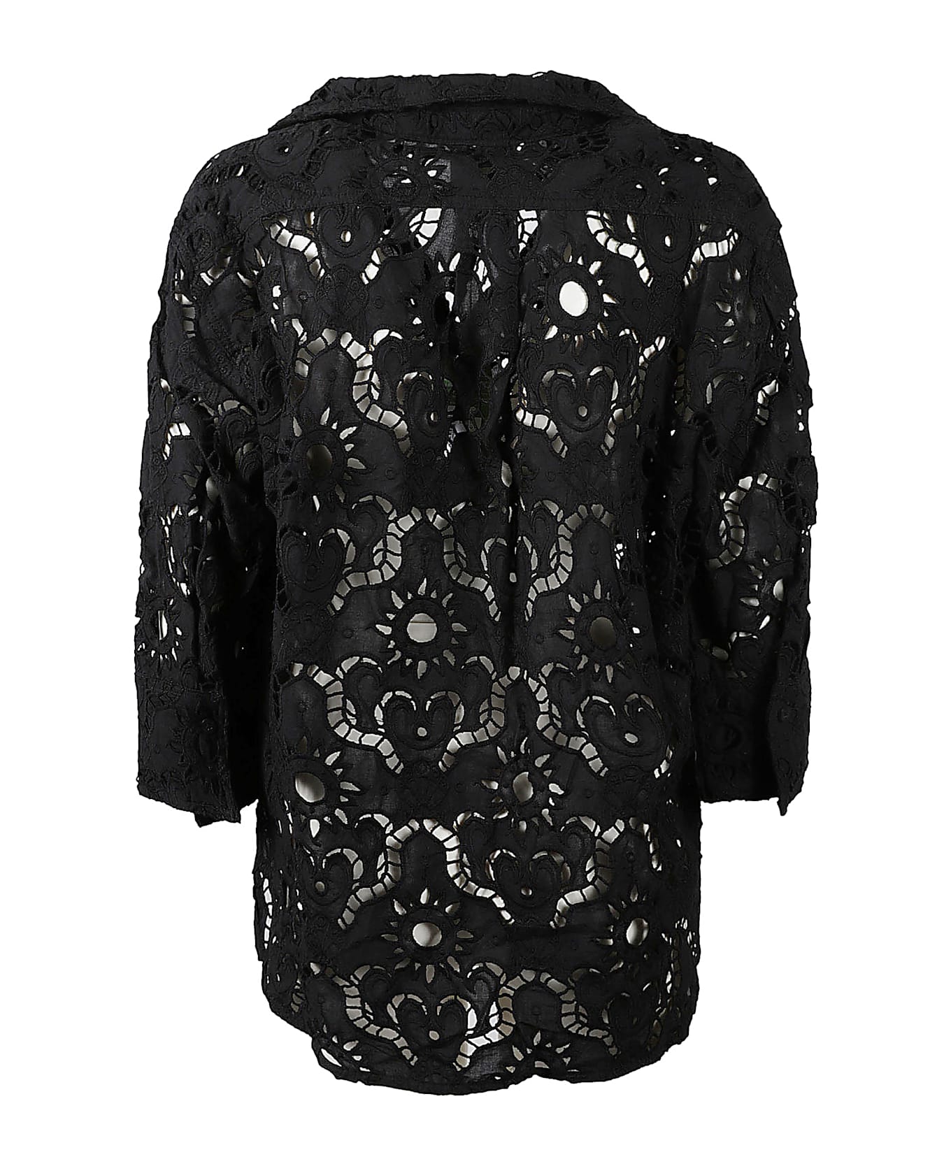 Farm Rio Laced Shirt - Black