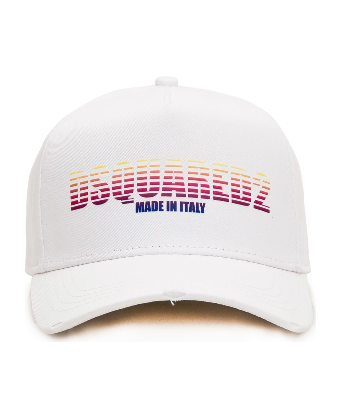 Dsquared2 Baseball Cap - BIANCO 帽子