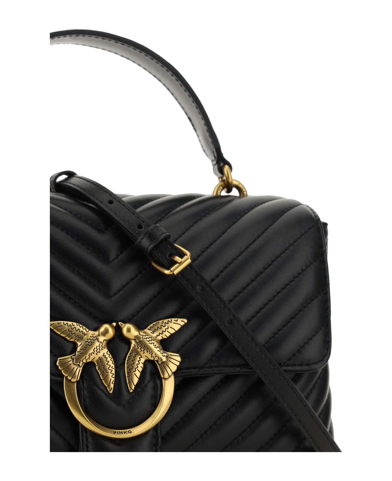 Pinko Love Lady Handbag - Black