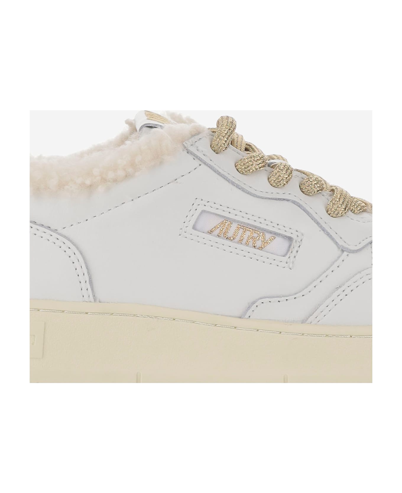 Autry Low Medalist Leather Sneakers - White