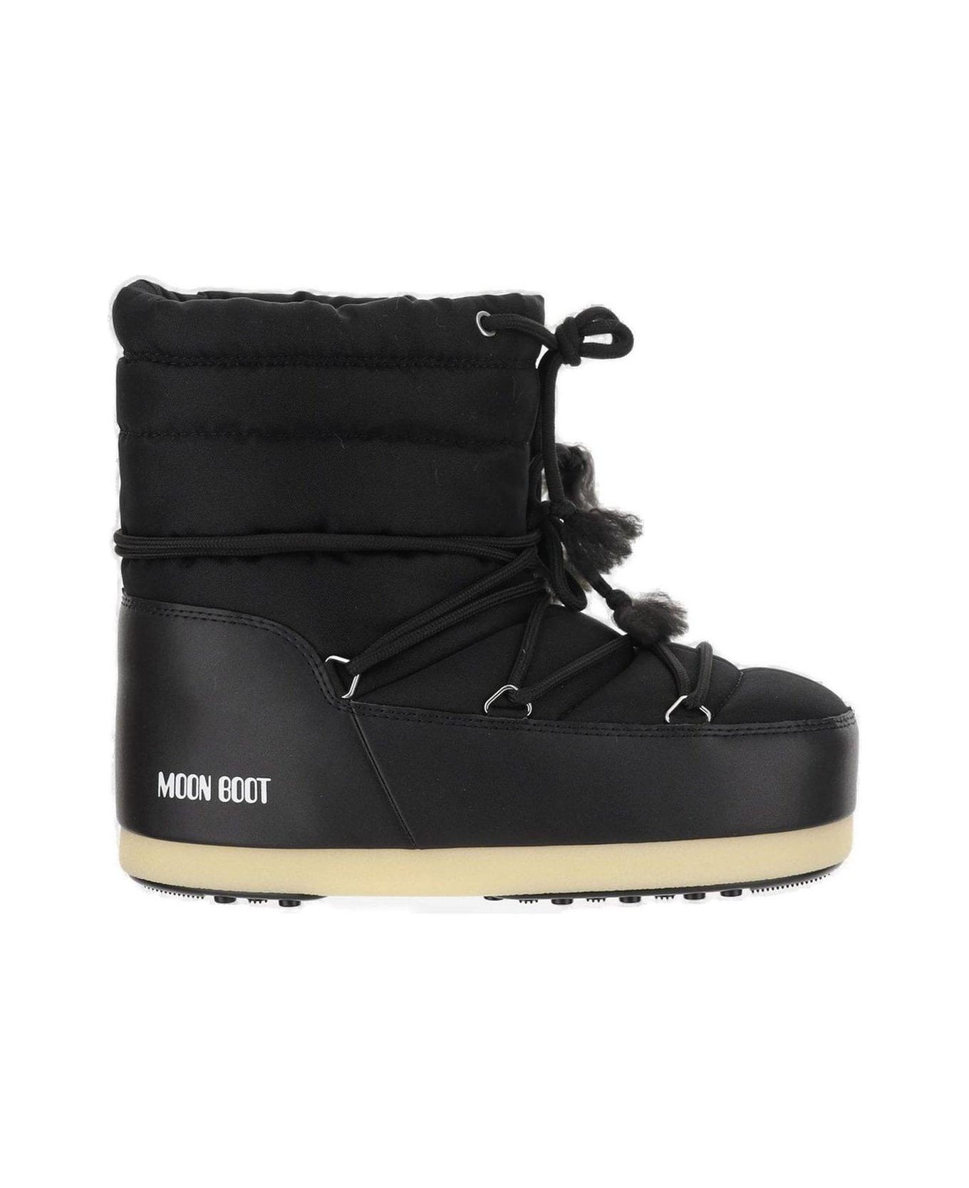 Moon Boot Icon Logo Printed Snow Boots - Nero