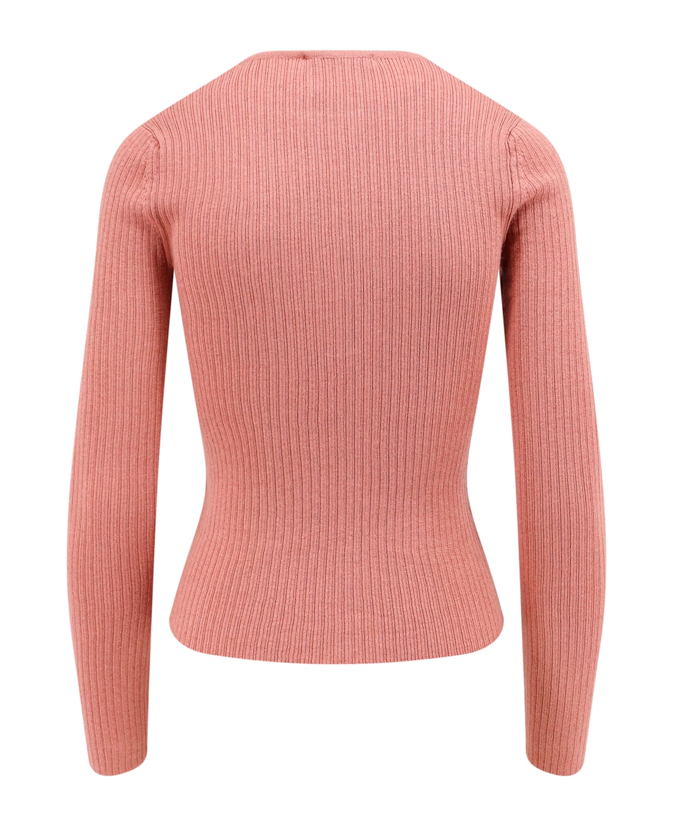 Max Mara Urlo Sweater In Silk And Wool Blend - Pink