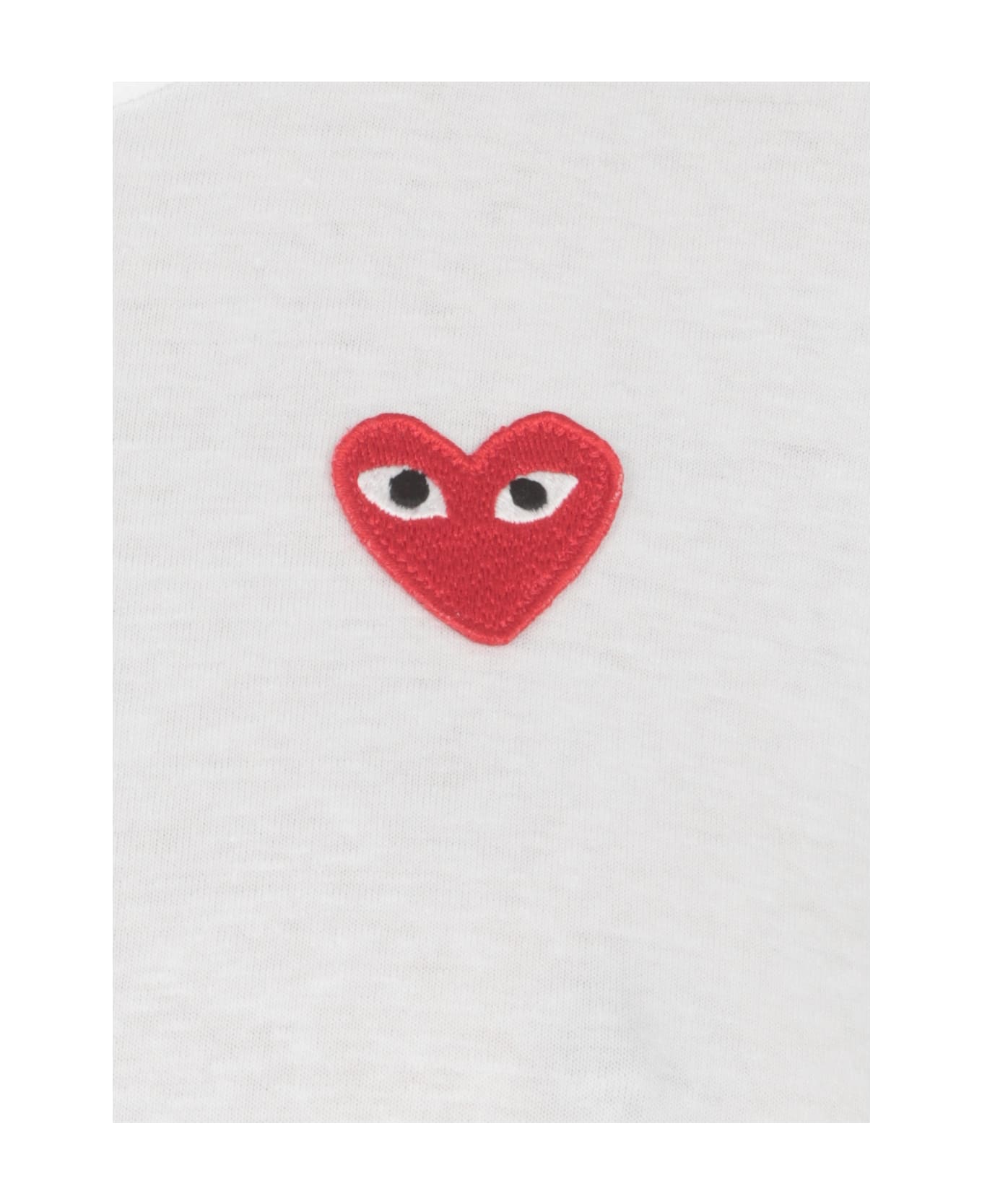 Comme des Garçons Play Heart T-shirt - White