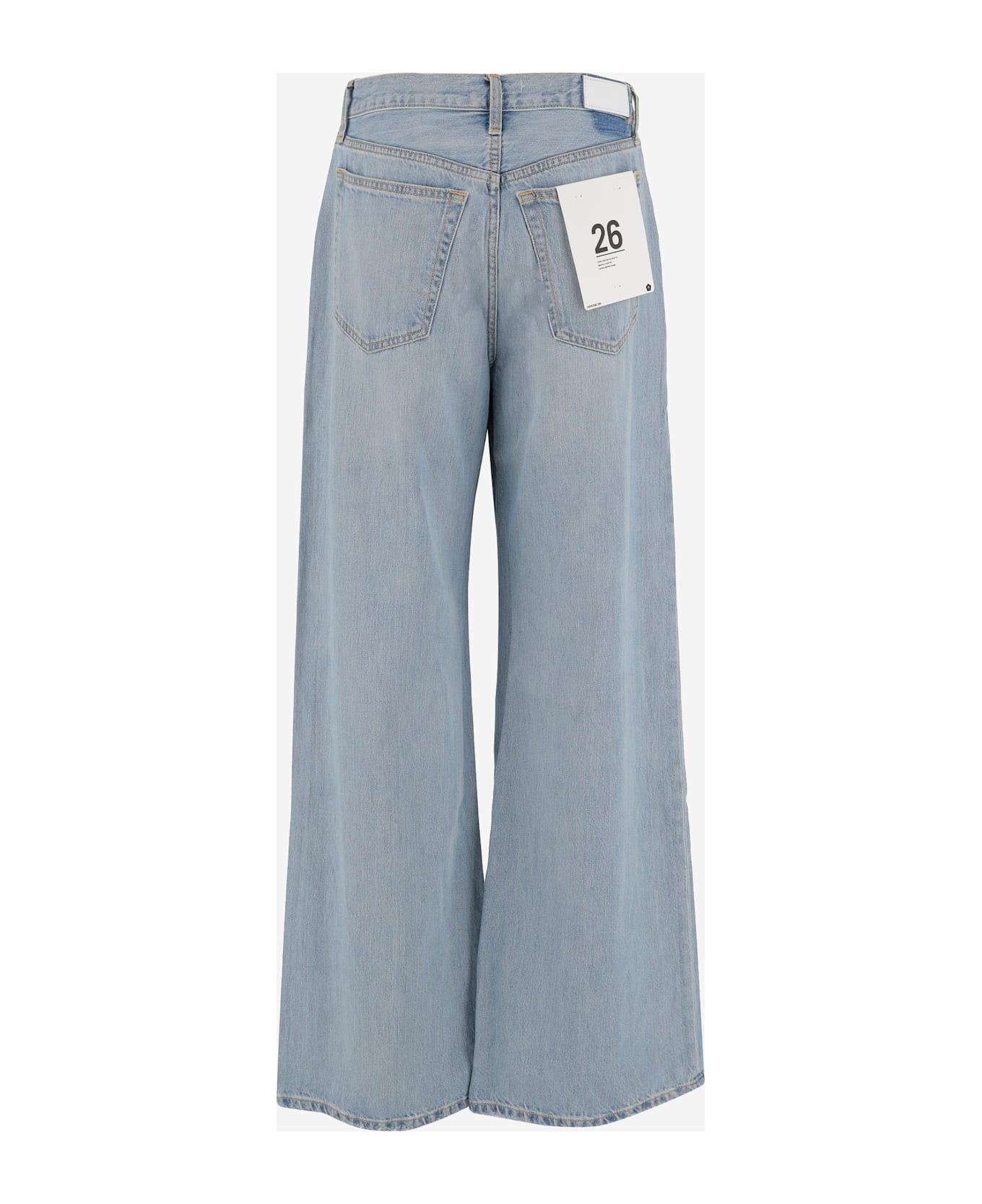 RE/DONE Cotton And Lyocell Jeans - Light denim