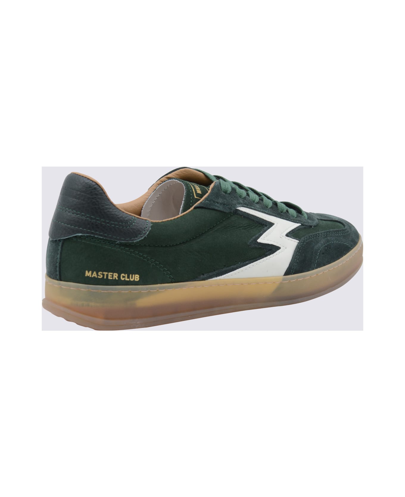 M.O.A. master of arts Dark Green Leather Sneakers - DARK GREEN BUTTER