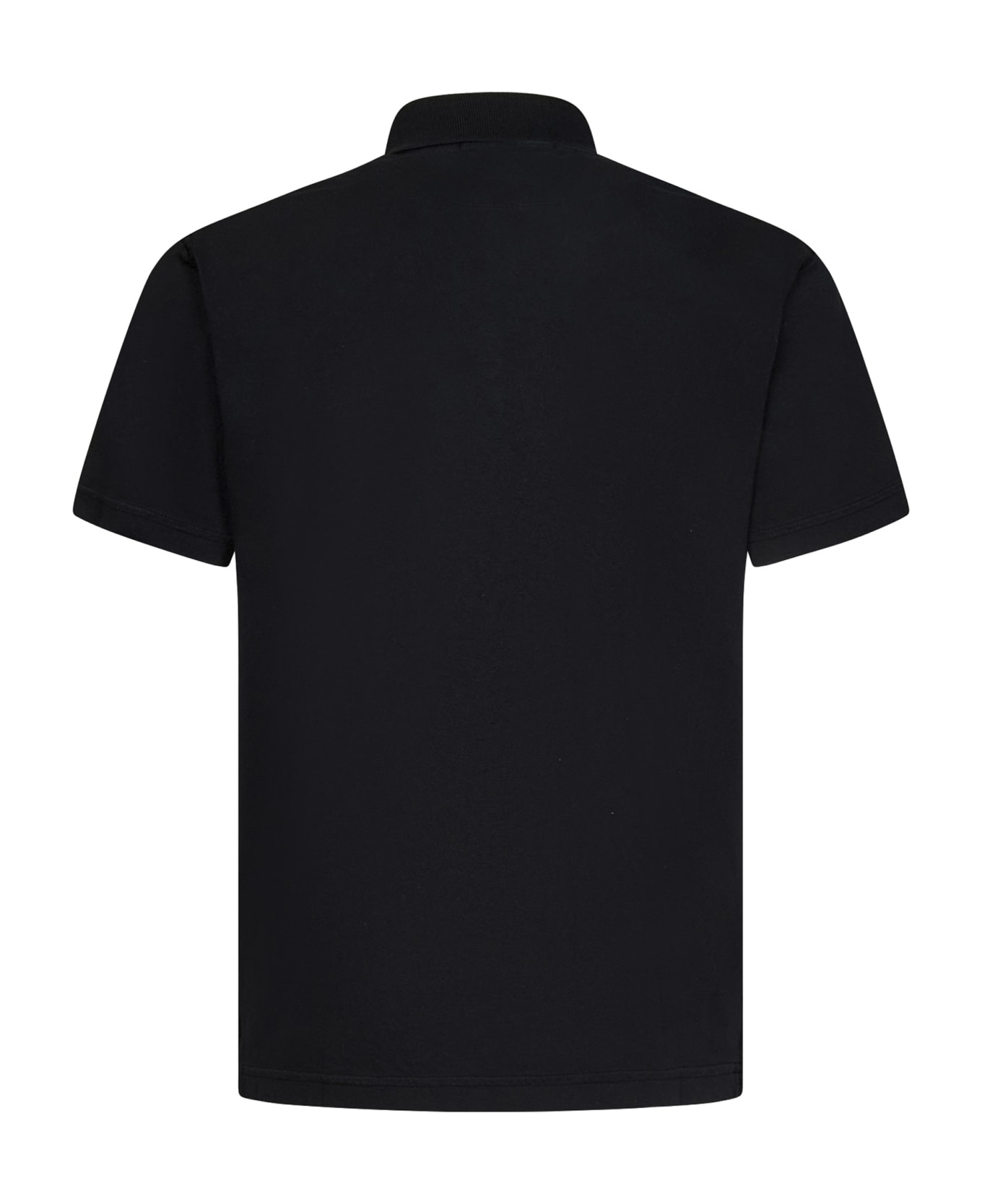 Stone Island Polo Baker Shirt - Black