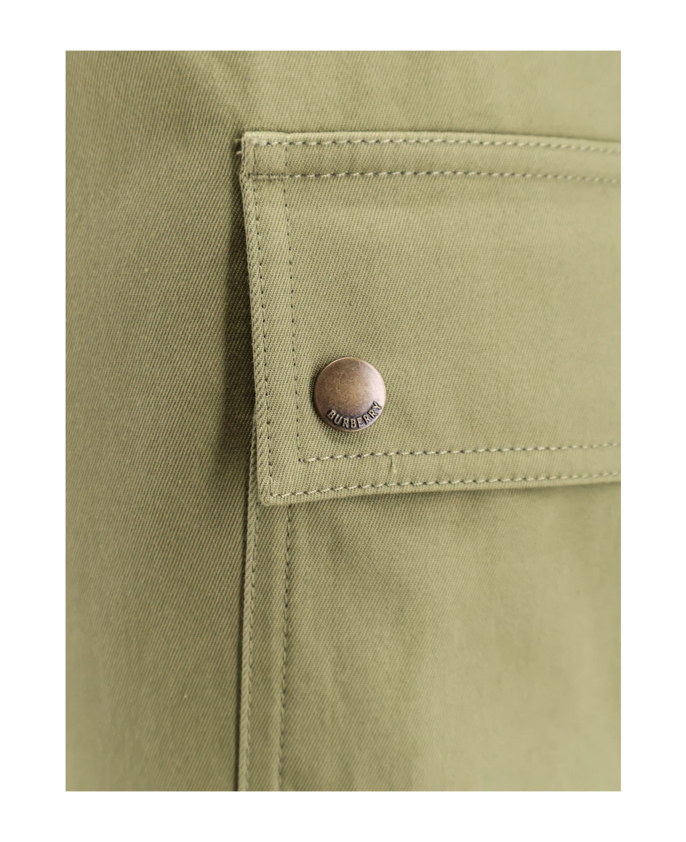 Burberry Cotton Trousers With Logo Embroidery - WREATH ボトムス