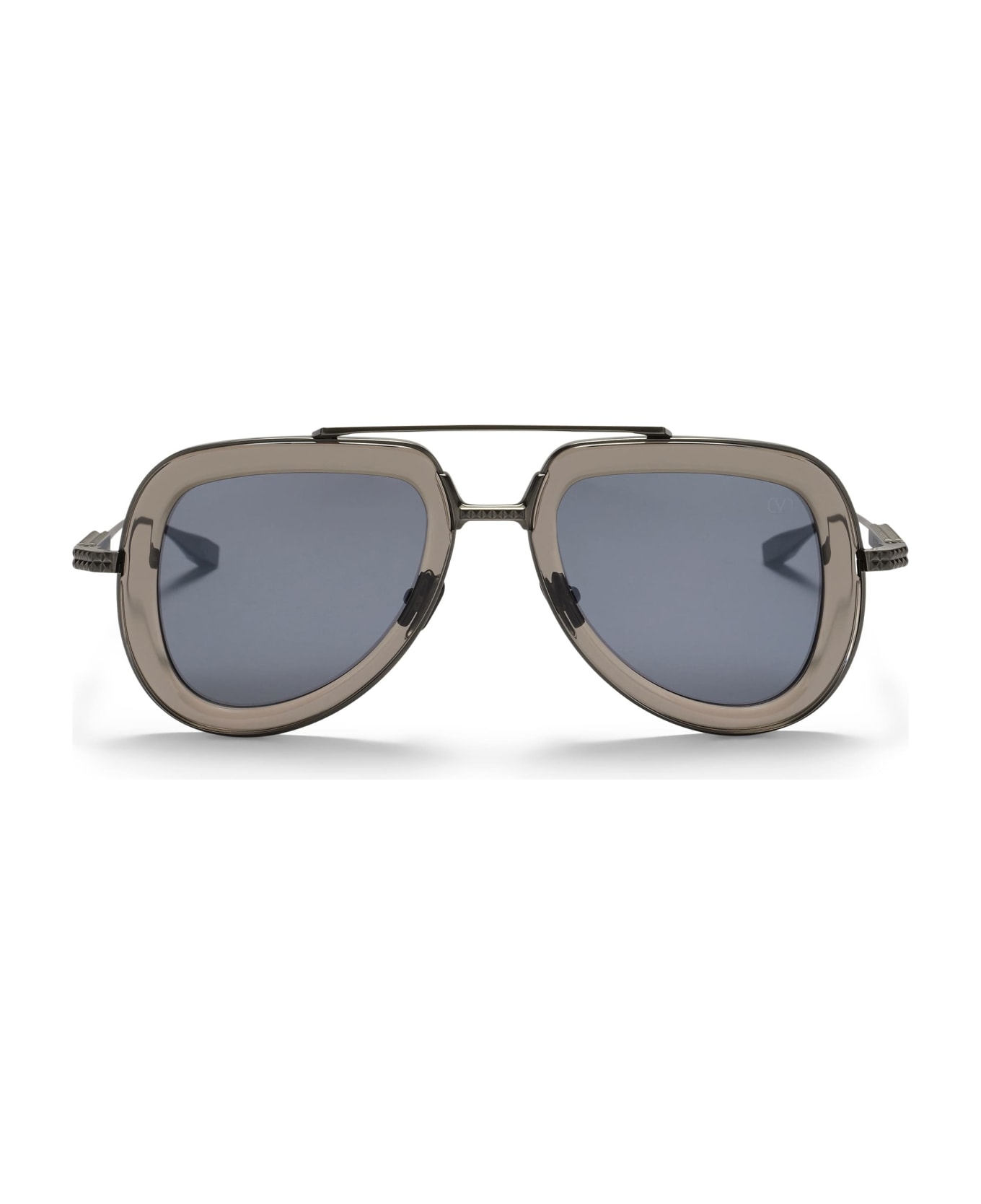 Valentino Eyewear V-lstory - Crystal Black / Brushed Black Sunglasses - grey