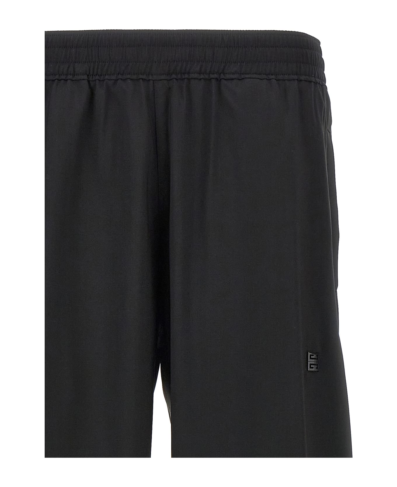 Givenchy Logo Placcetta Pants - Black