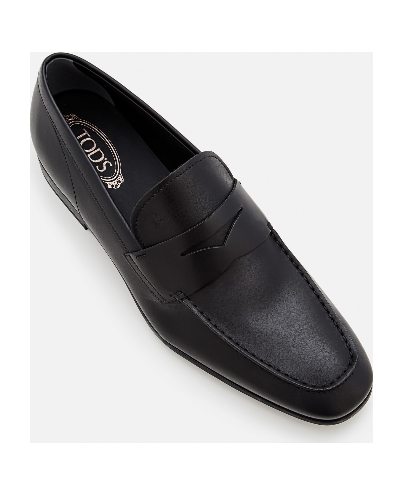 Tod's Leather Loafers - Black
