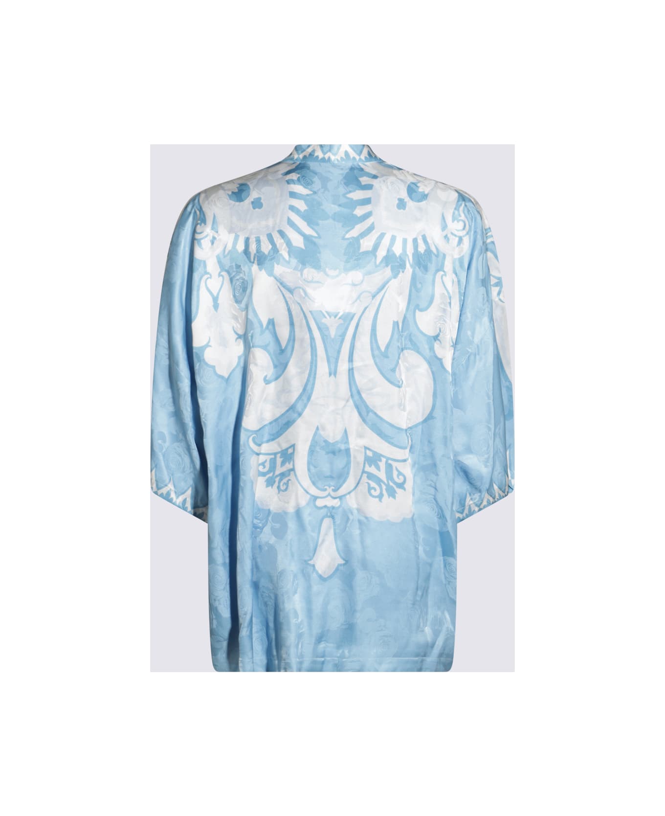 Etro Printed Jacket - Clear Blue