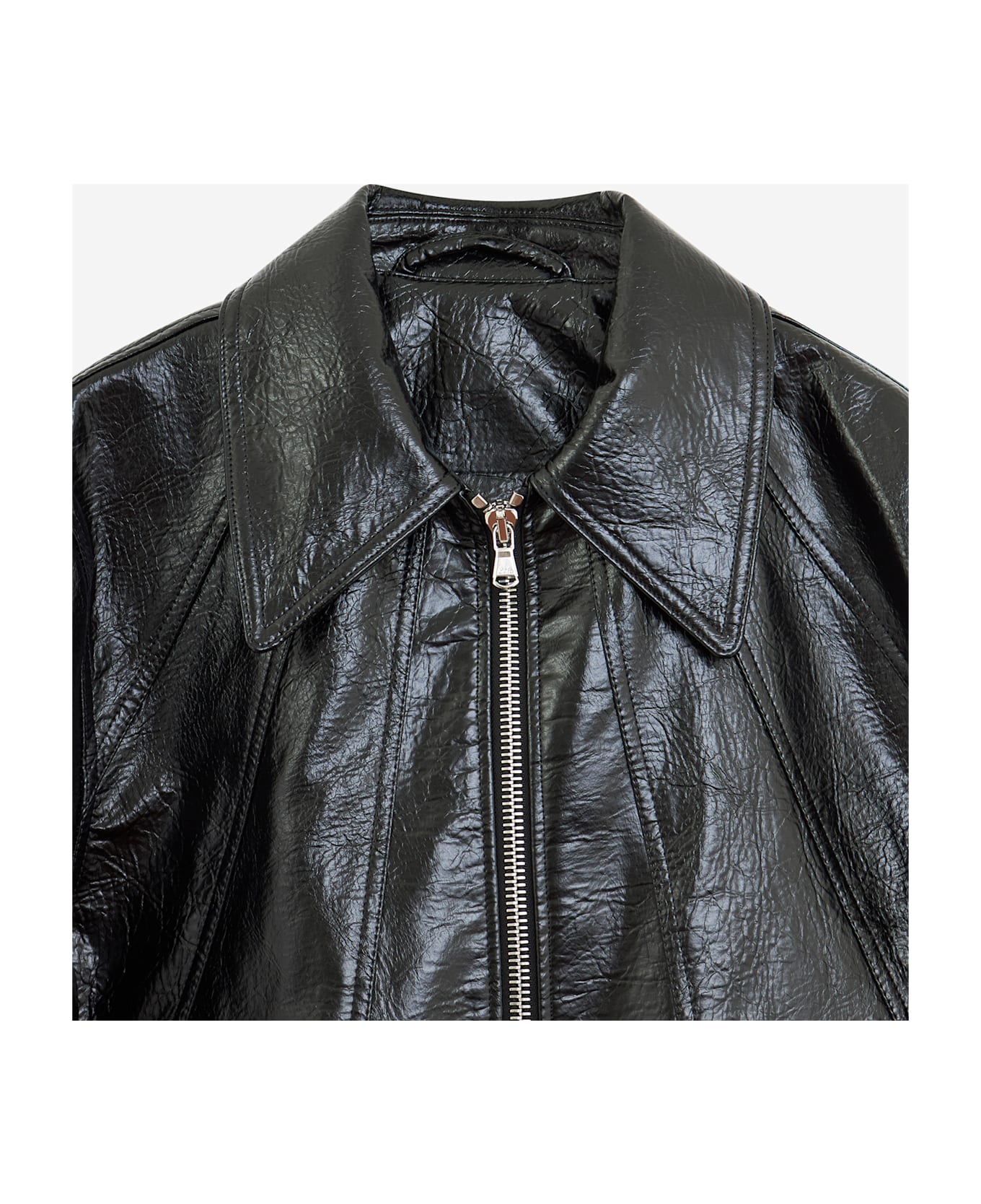 Séfr Duke Jacket Leather Jacket - black