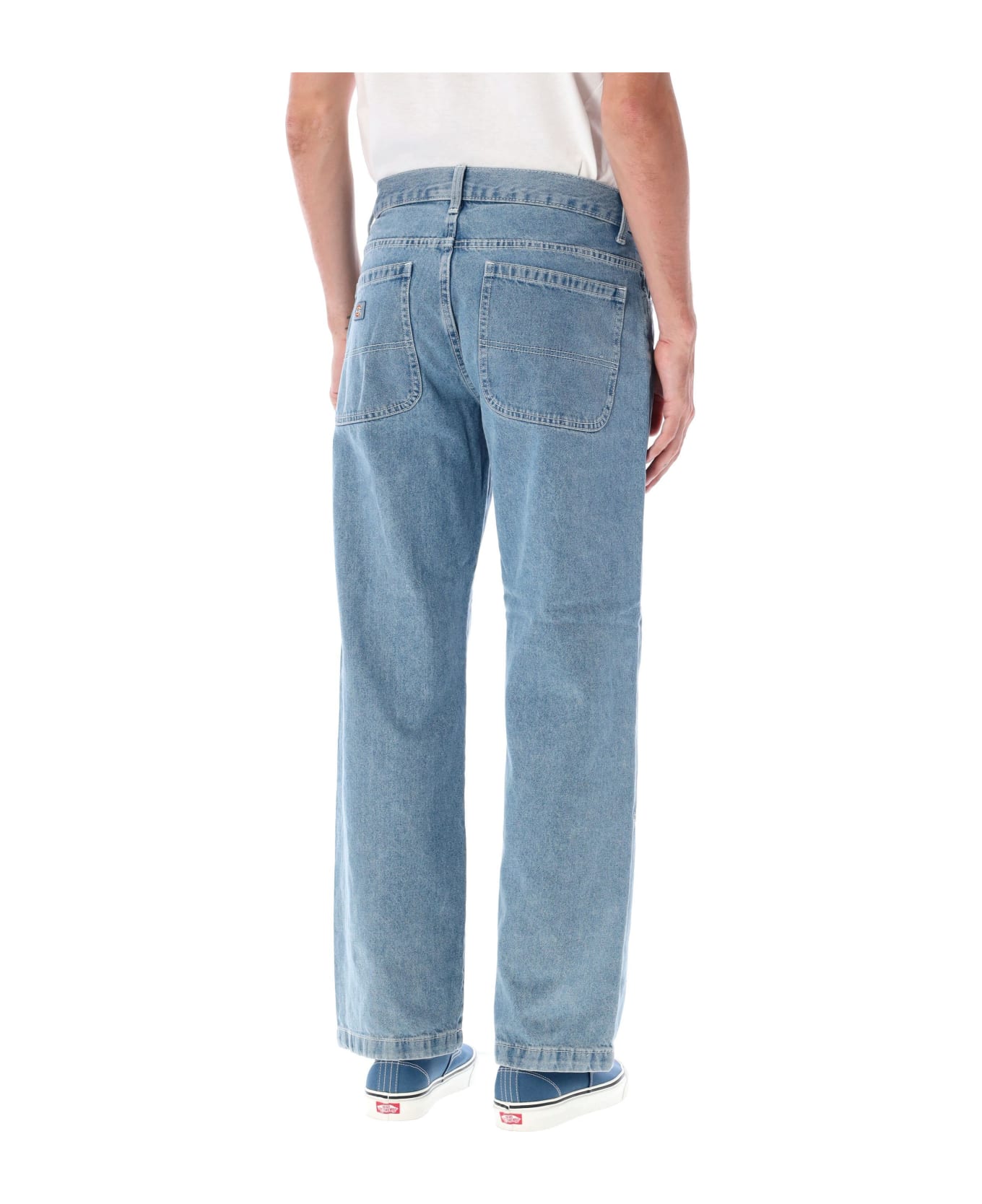 Dickies Double Knee Denim Jeans - LIGHT BLUE デニム