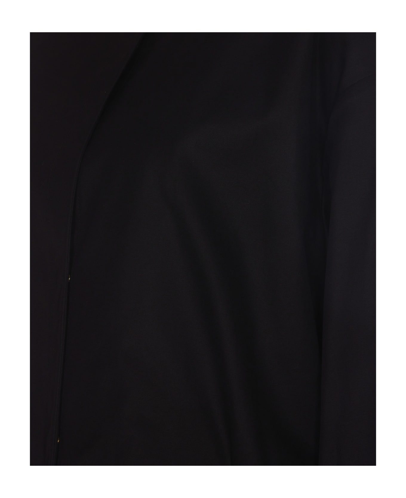 Herno Single Breasted Long Coat - Black コート