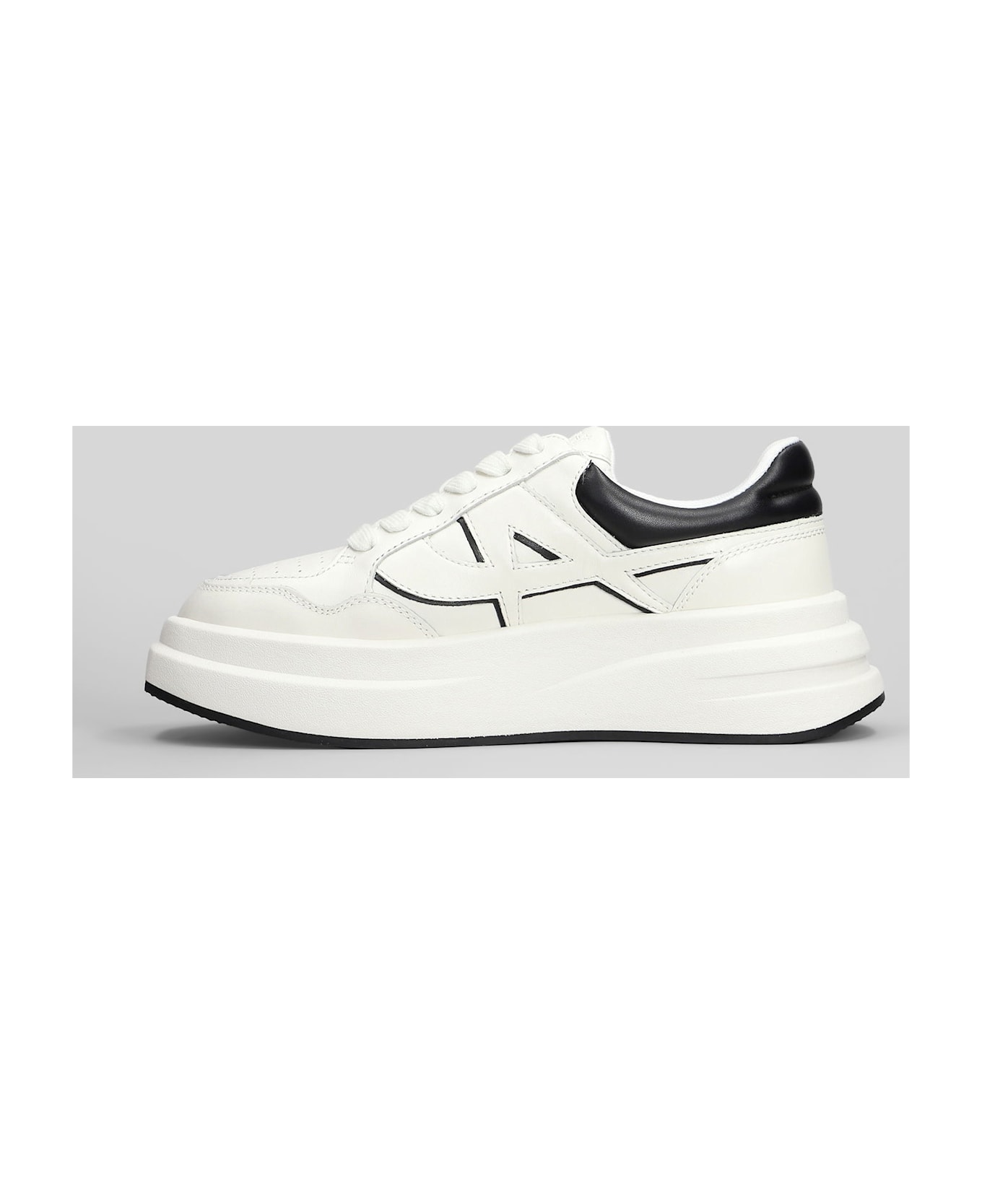 Ash Icone Sneakers In White Leather - white