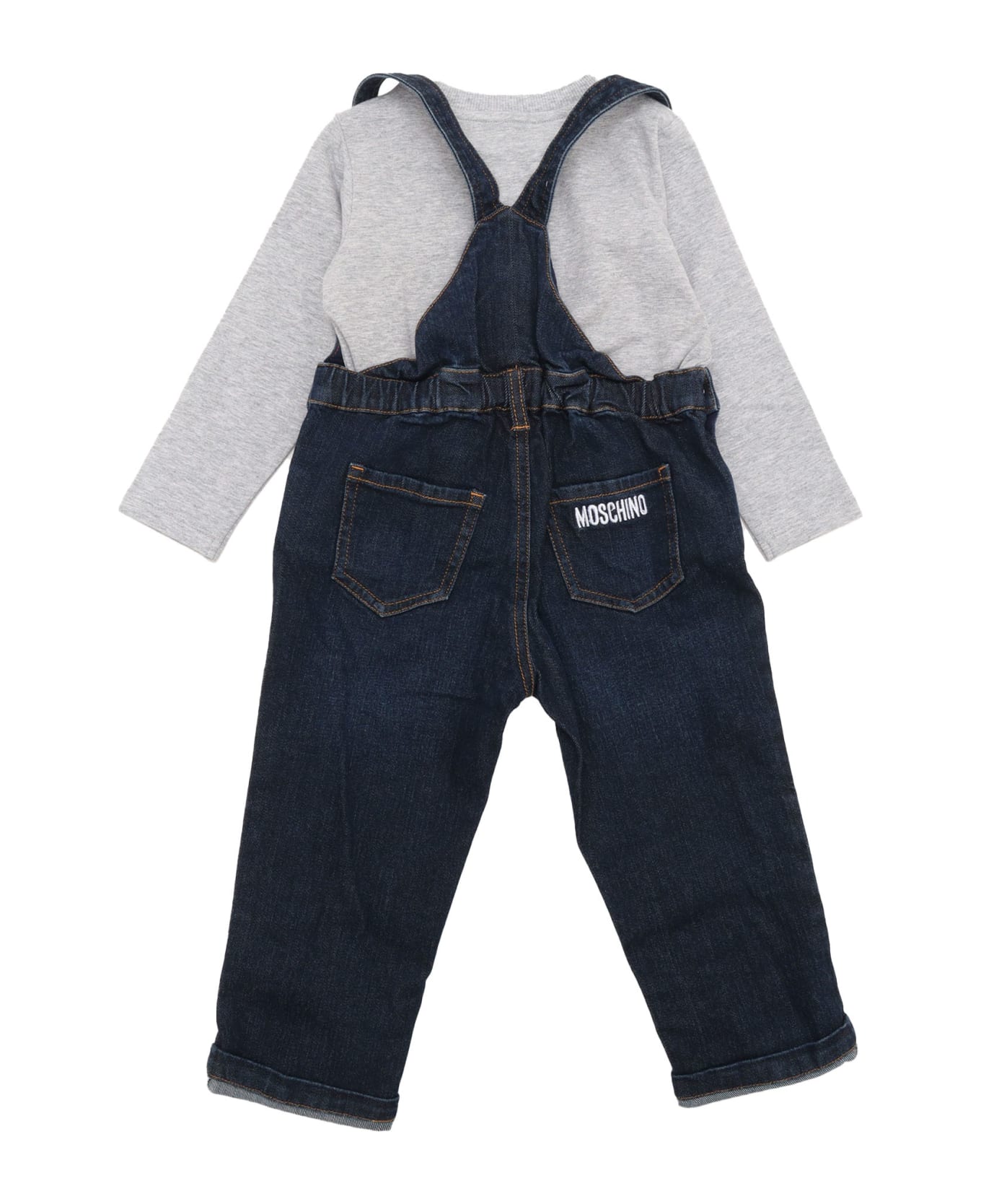 Moschino Shirt + Dungarees - GREY
