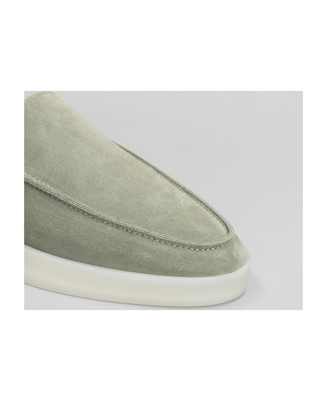 Fear of God Loafer Loafers In Grey Suede - grey