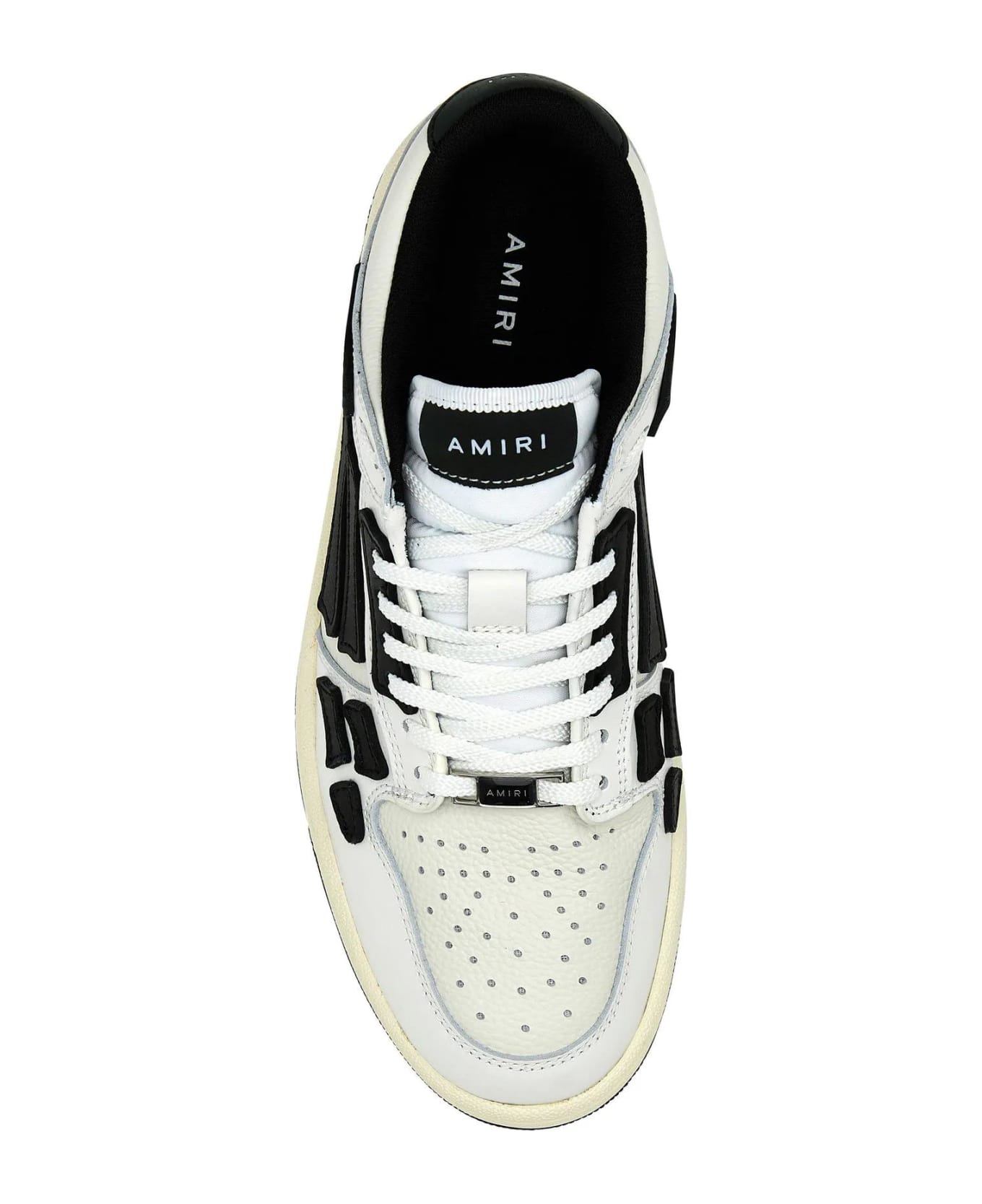 AMIRI Two-tone Leather Skel Sneakers