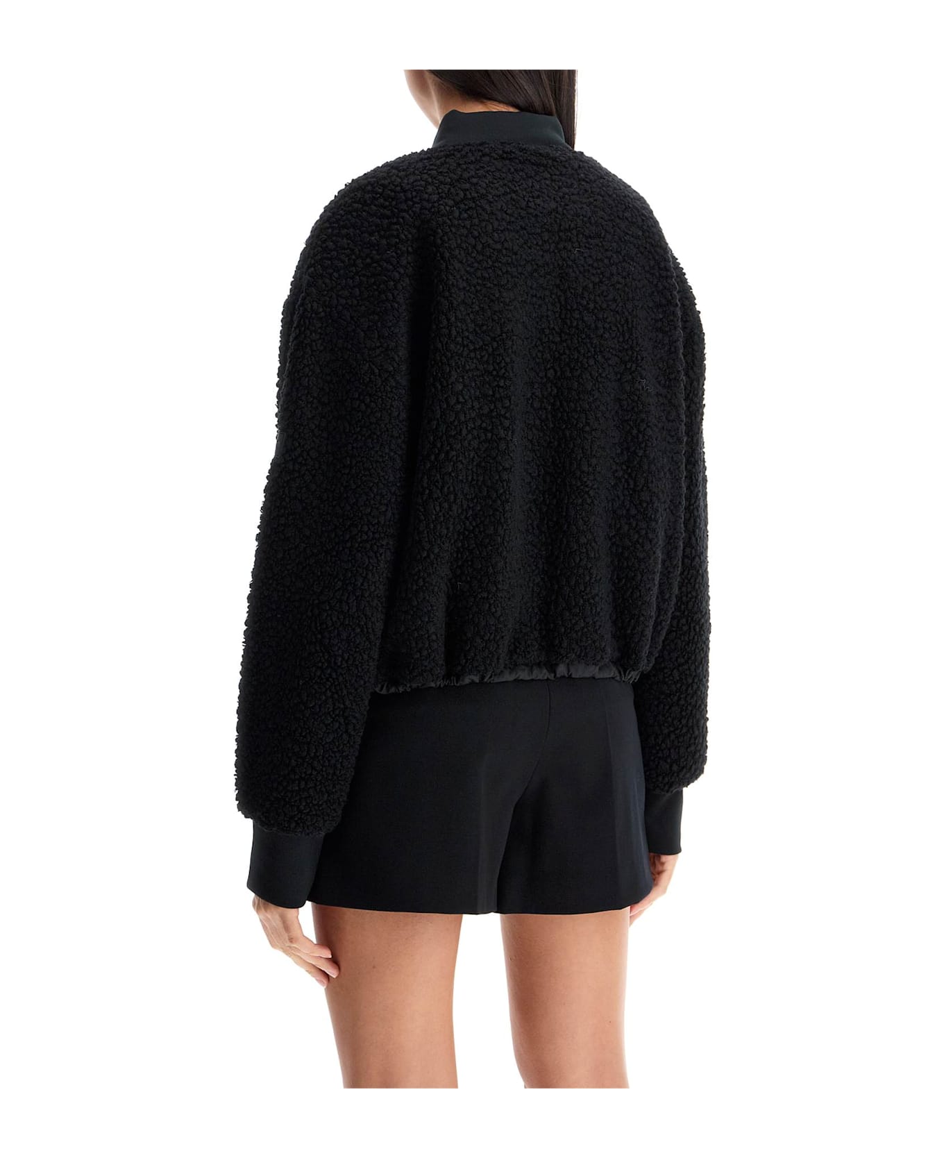 Pinko Teddy Bomber Jacket For - NERO LIMOUSINE (Black)