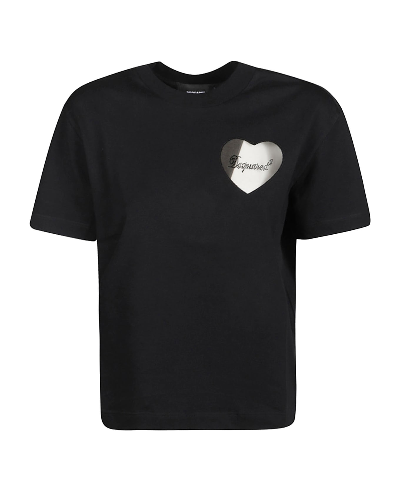 Dsquared2 Boxy Fit T-shirt - Black
