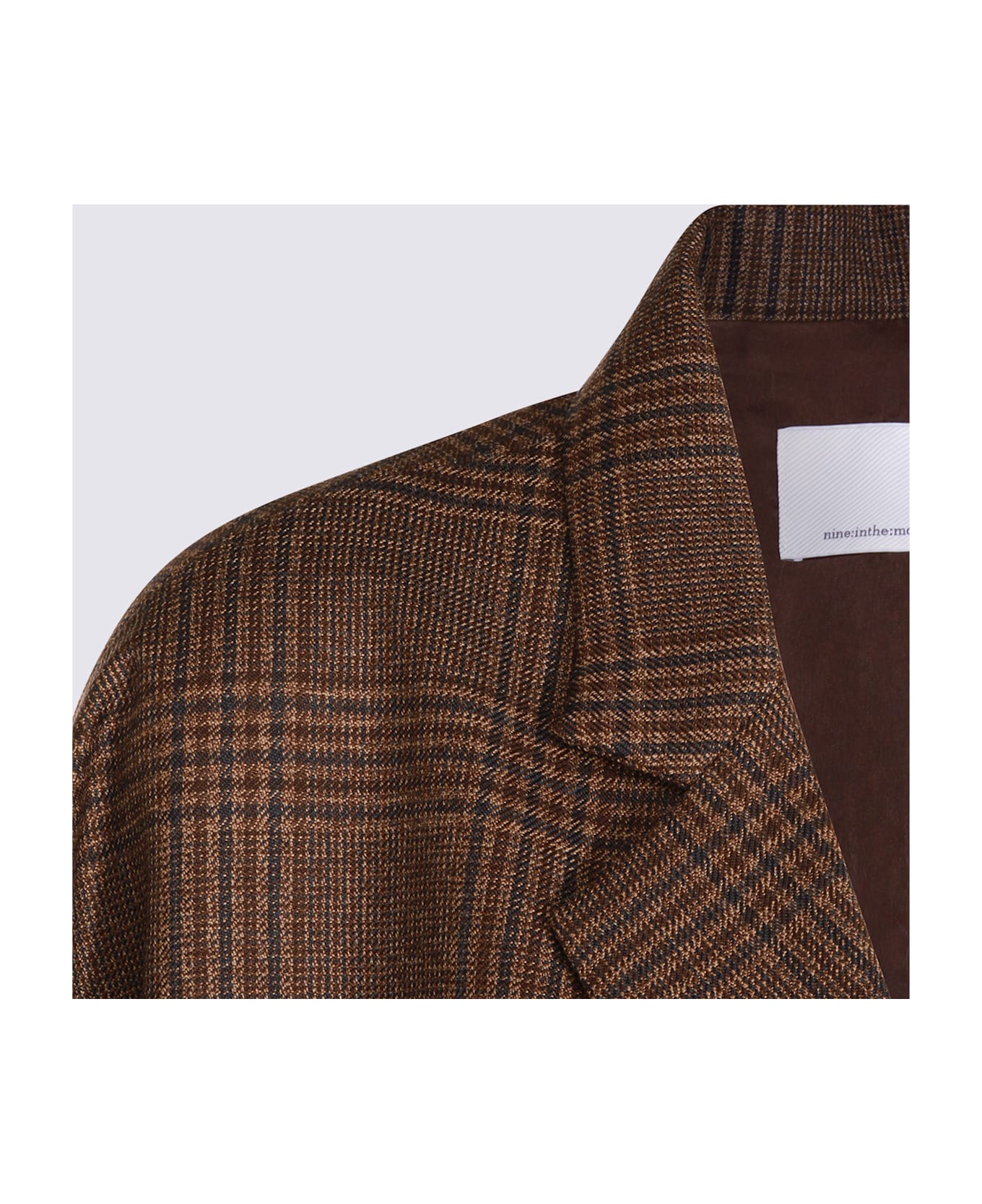 Nine in the Morning Brown Wool Blazer - Grey