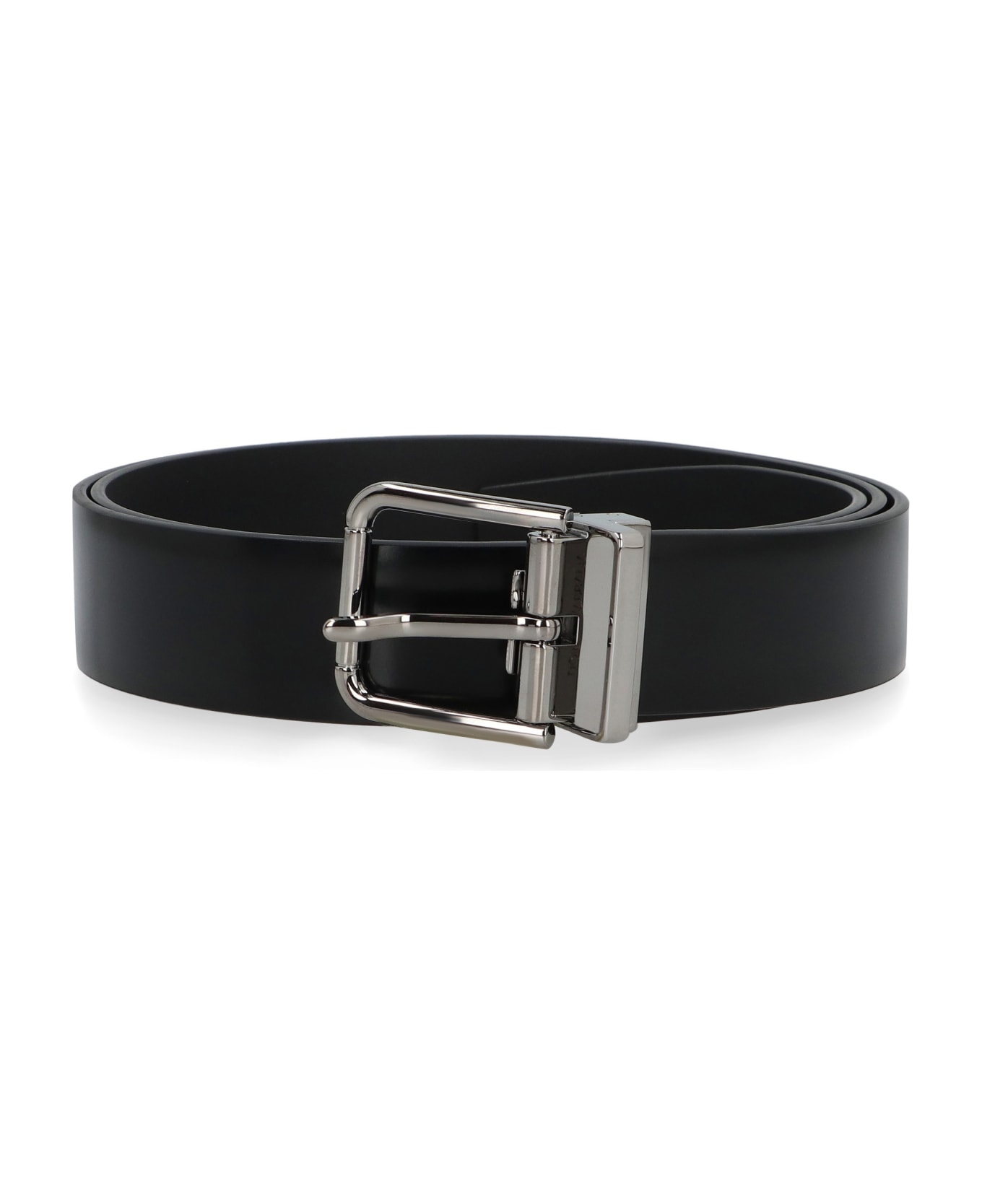 Dolce & Gabbana Leather Belt - black