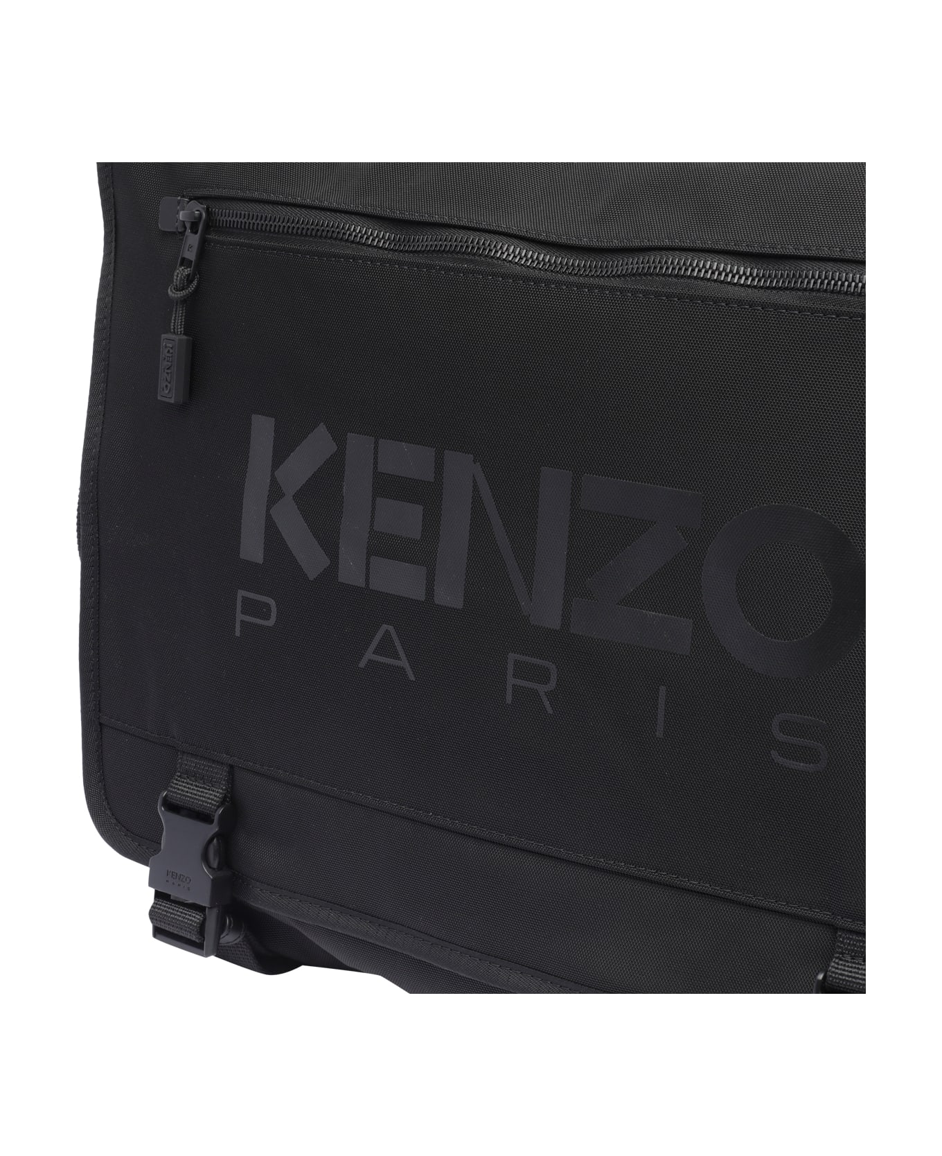 Kenzo 48 Messenger Bag - BLACK
