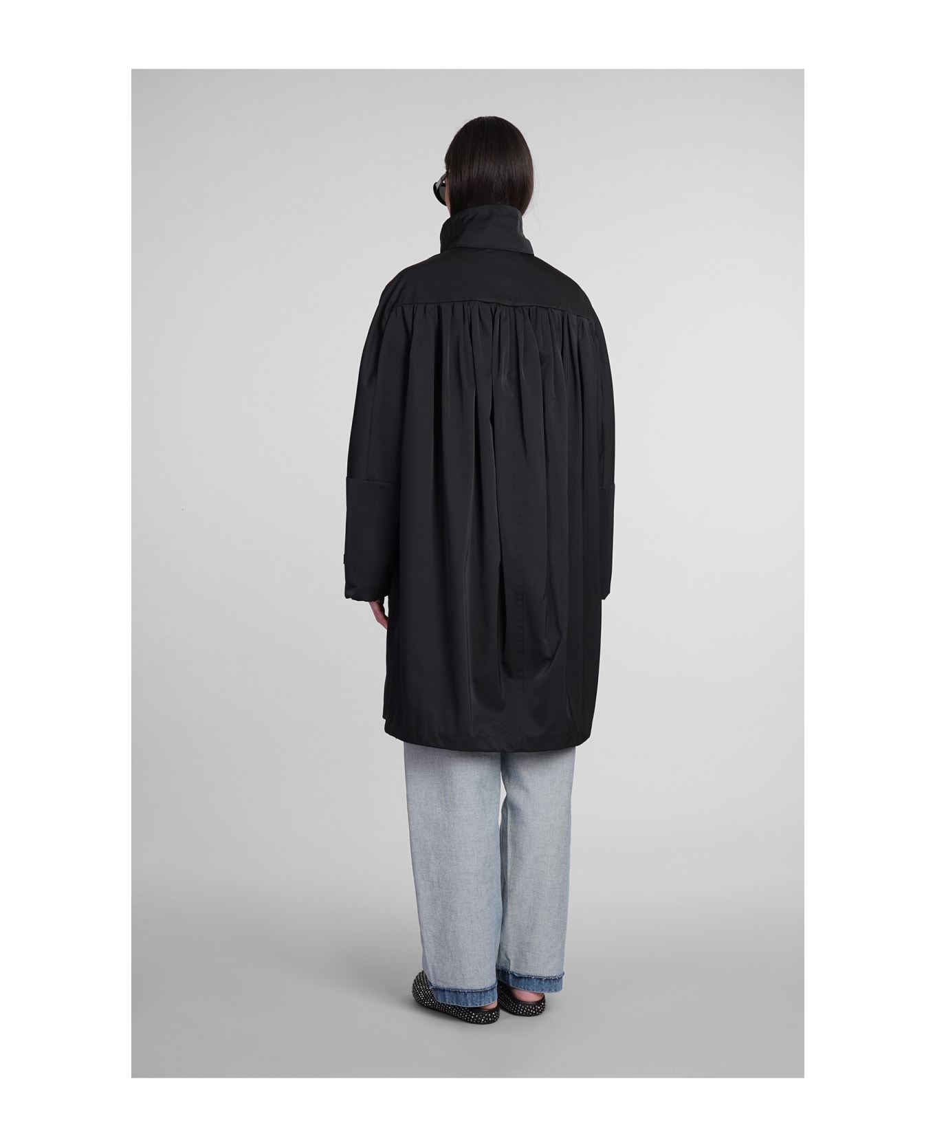 Marni Coat In Black Polyester - black コート