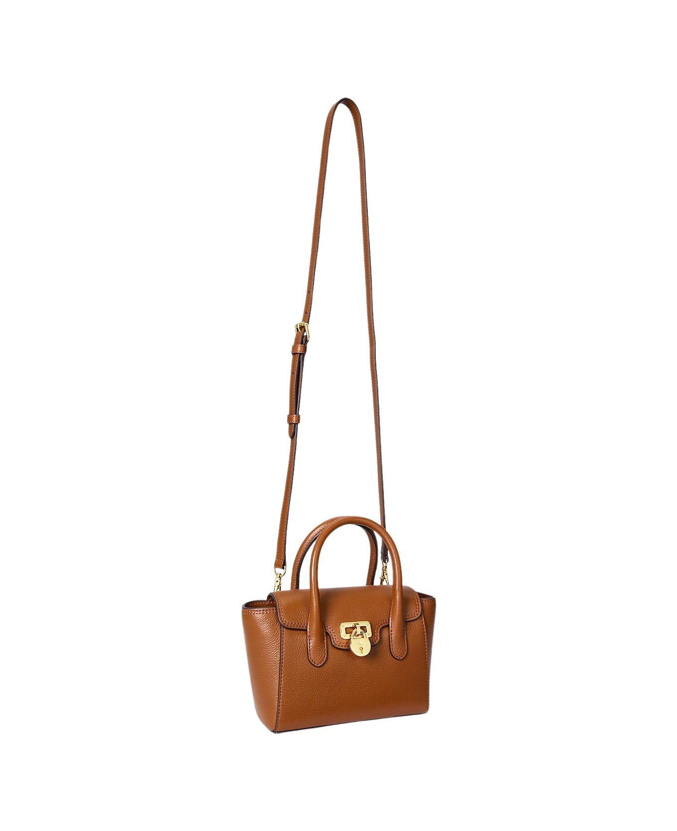 Ralph Lauren Tnnr Sm Schl Satchel Small - Lauren Tan