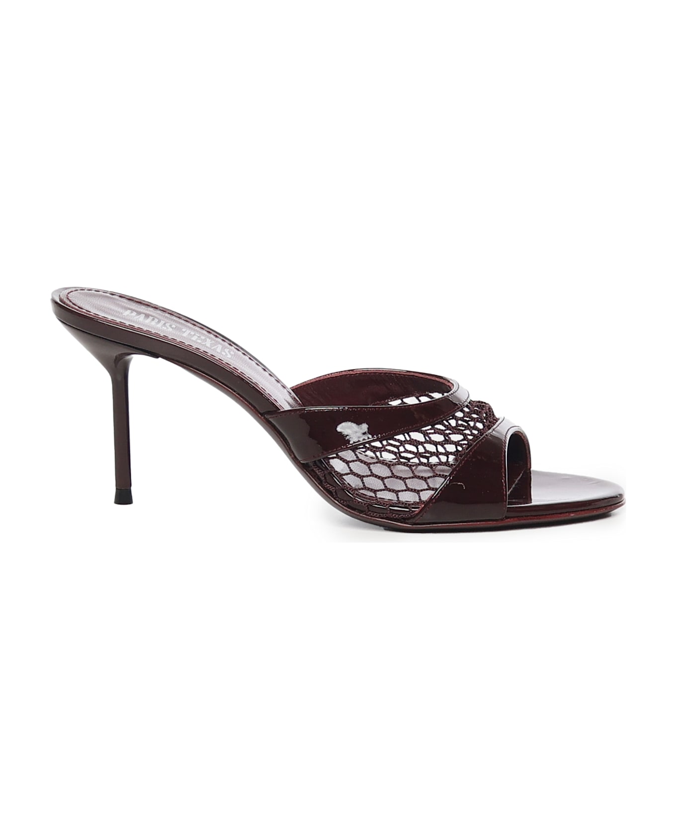 Paris Texas Lidia Patent Leather Mule - Rouge noir