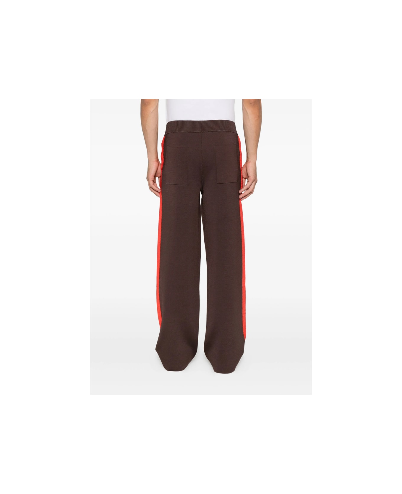 Wales Bonner Pant - BROWN/WHITE