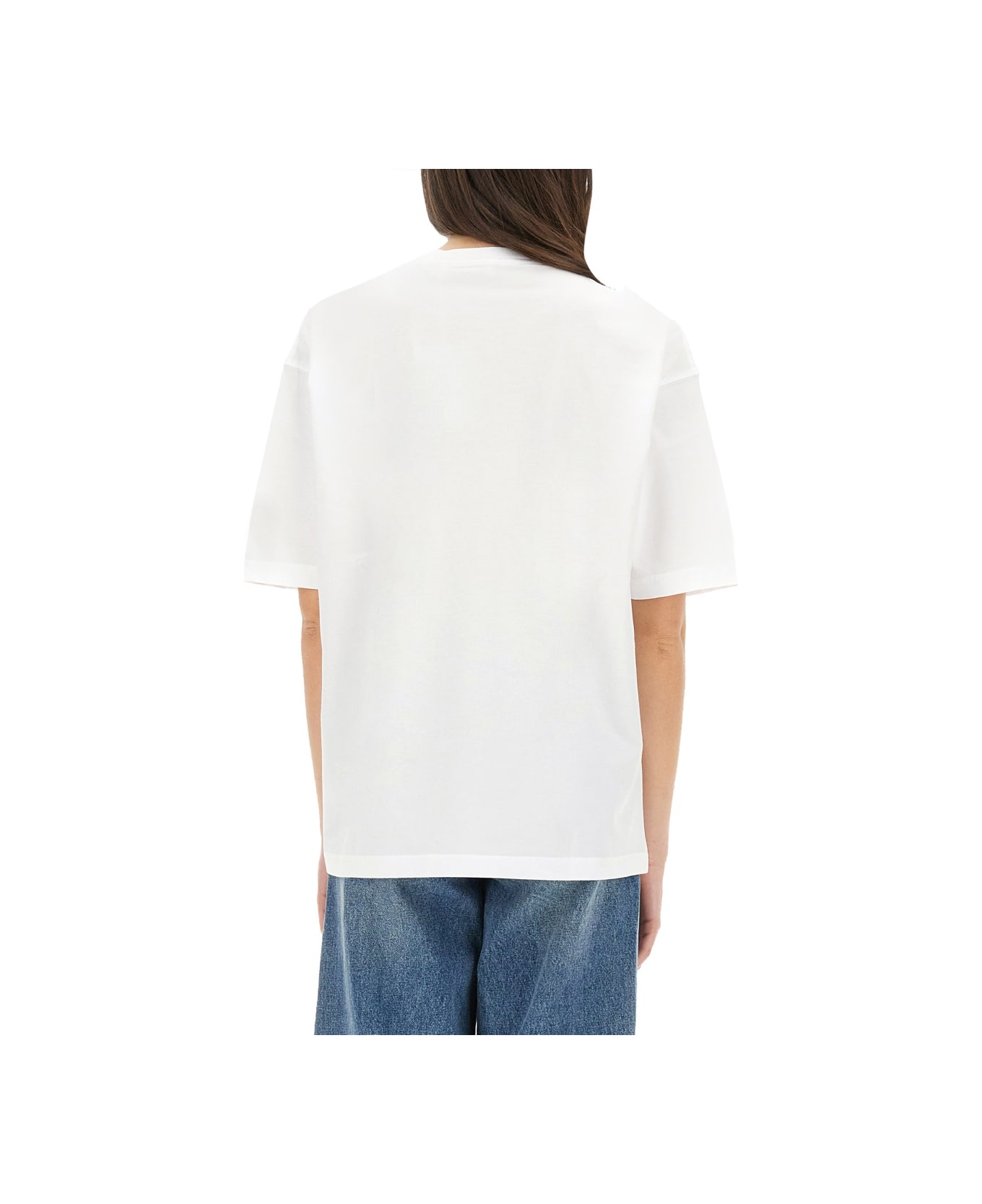 Aspesi "make My Heart Sing" T Shirt - WHITE