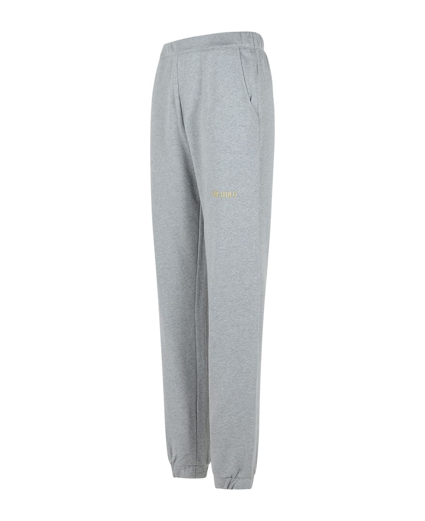 The Attico 'jogger' Grey Cotton Pants - Grey