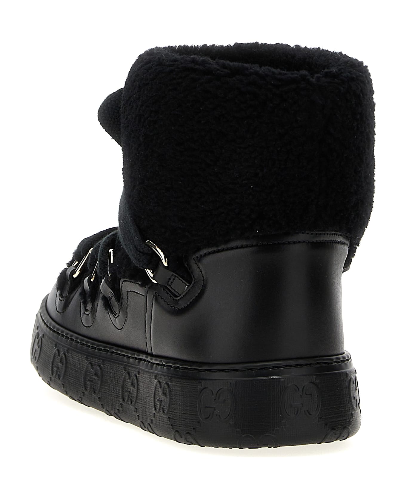 Gucci Teddy Ankle Boots - Black