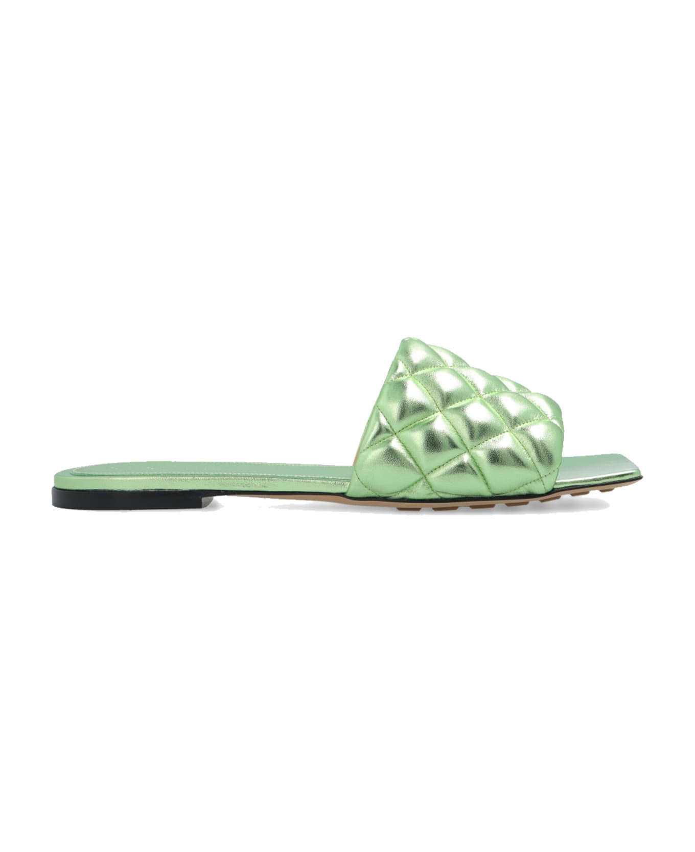Bottega Veneta Leather Slippers - Green