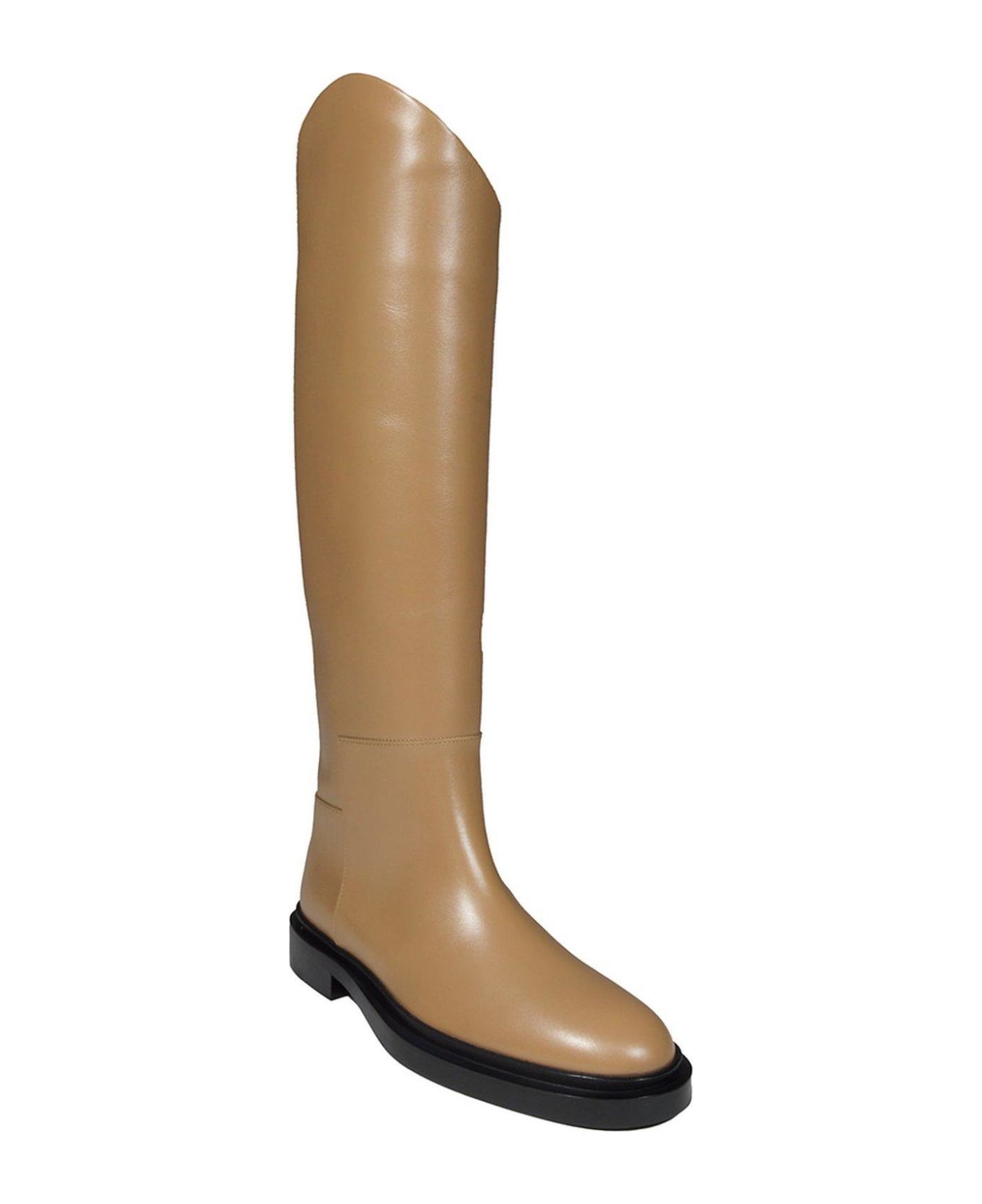 Jil Sander Almond-toe Knee-length Boots - Cammello
