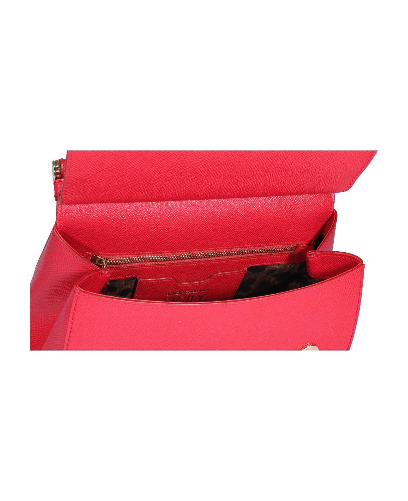 Dolce & Gabbana Sicily Medium Hand Bag - Rosso