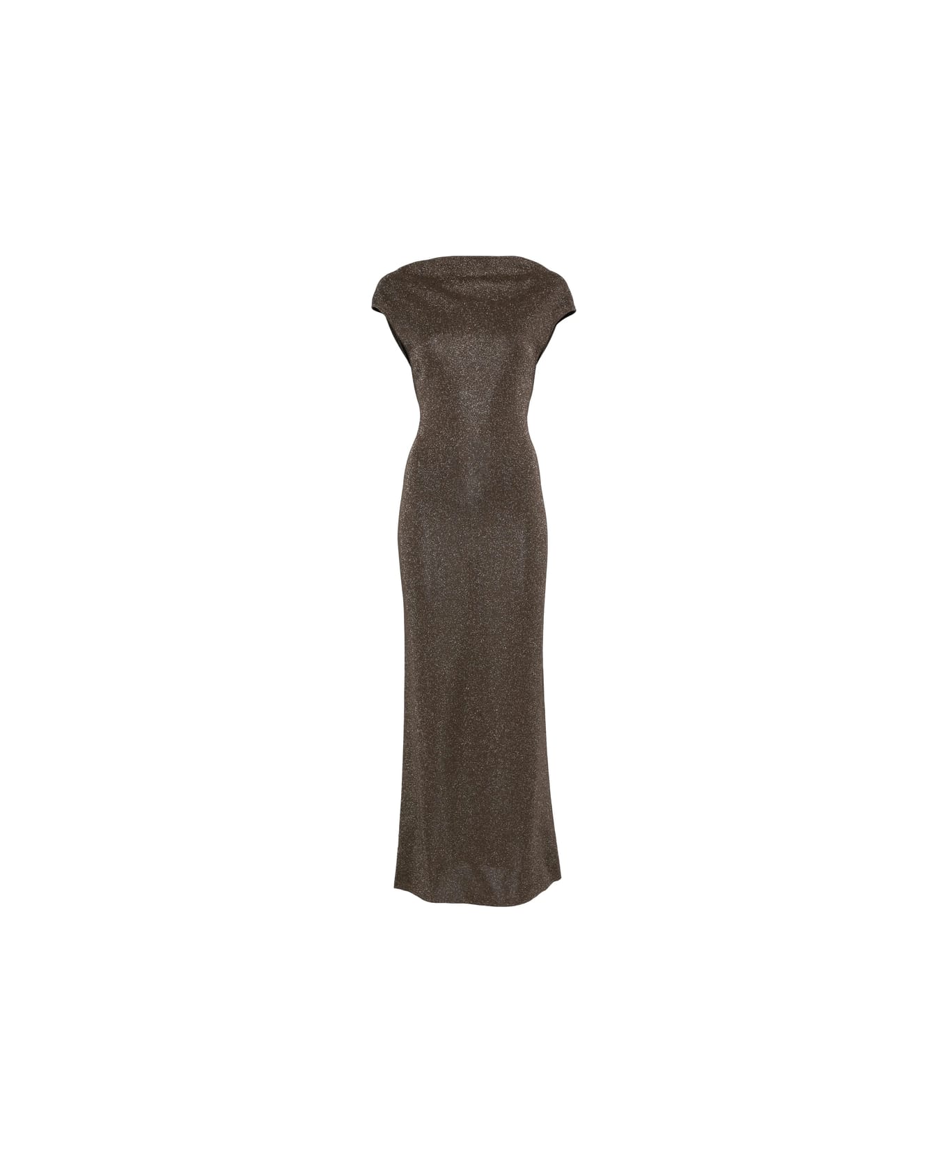 Max Mara Pianoforte Dress - BROWN