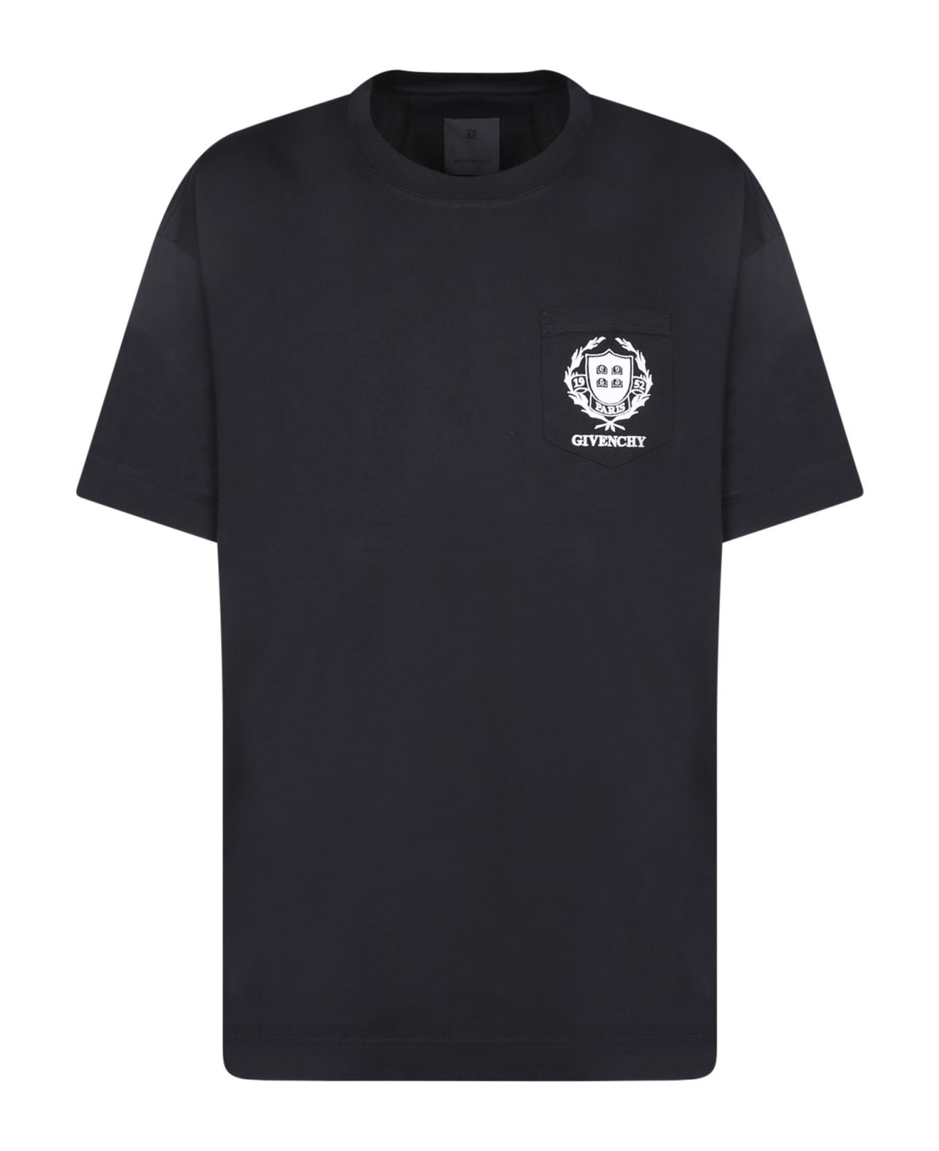 Givenchy Crest Black T-shirt - Black