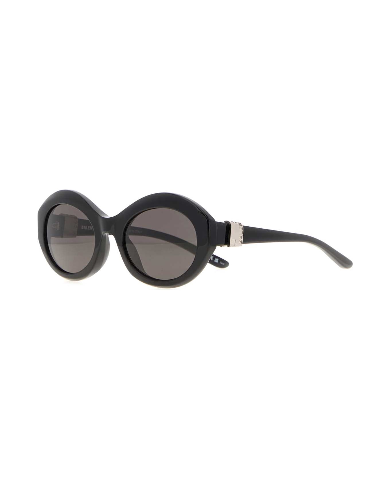 Balenciaga Black Acetate Sunglasses - Black