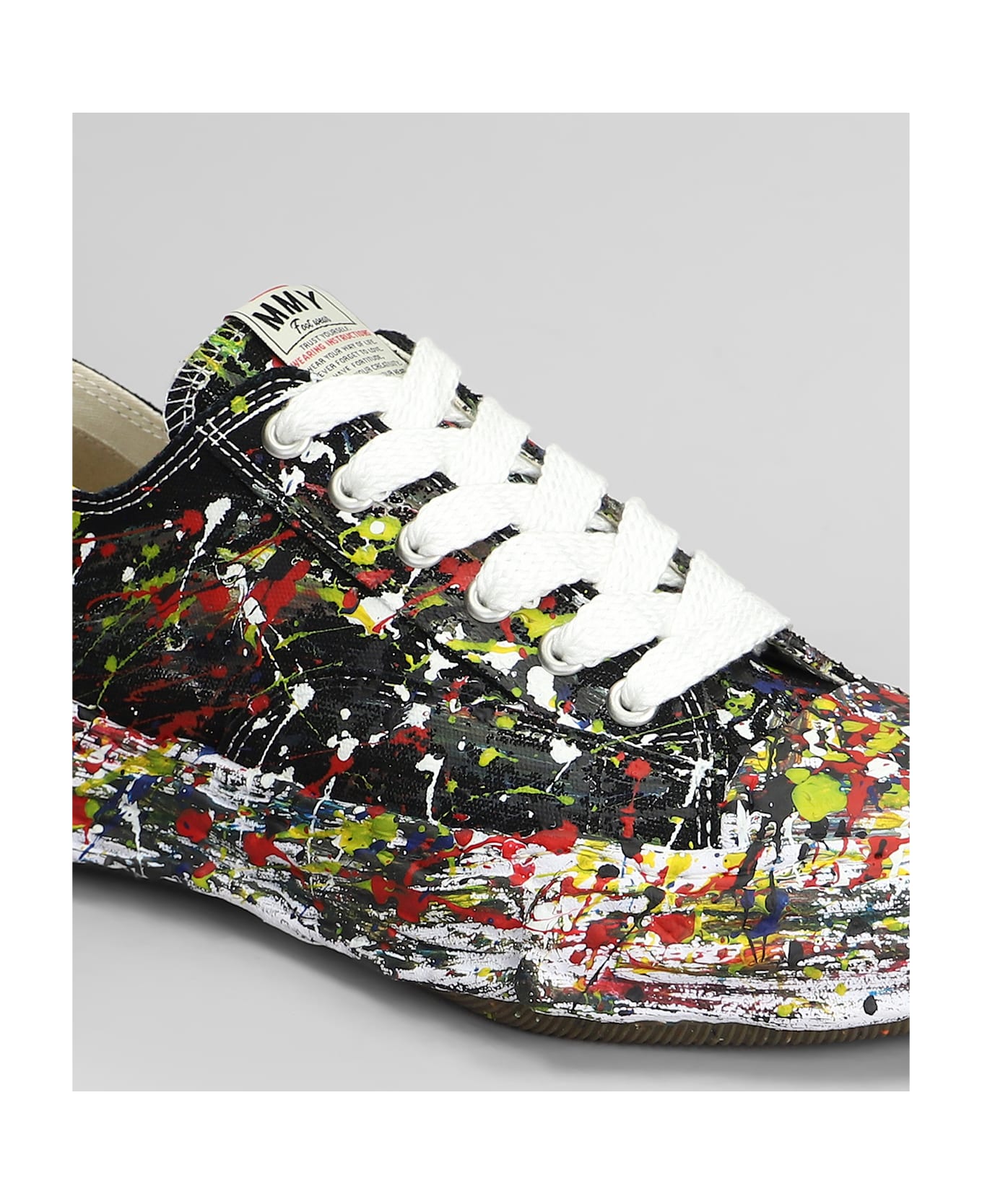 Mihara Yasuhiro Peterson 23 Sneakers In Black Cotton - black