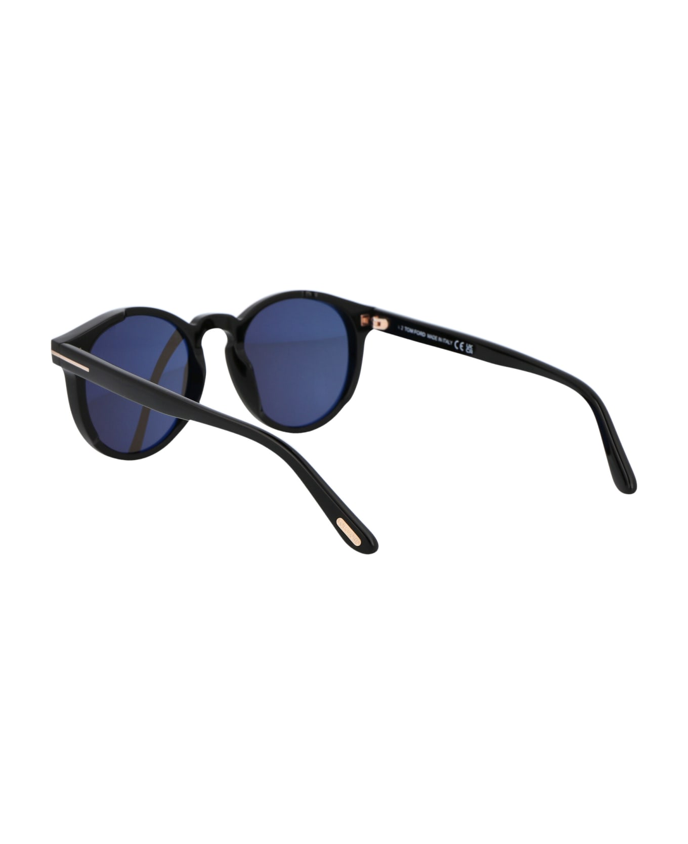 Tom Ford Eyewear Ian-02 Sunglasses - 01A Nero Lucido / Fumo